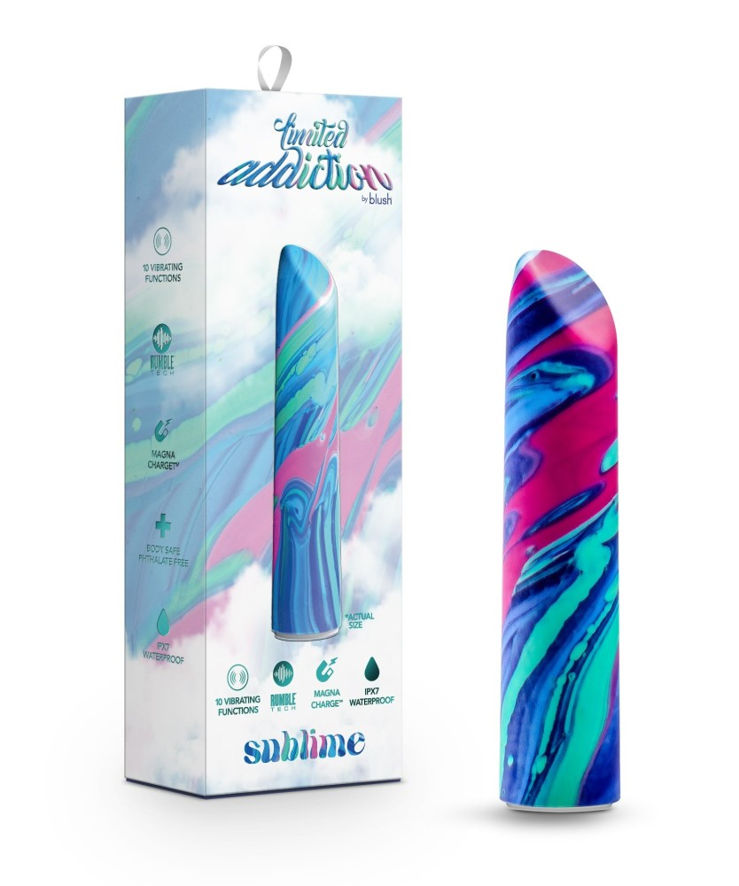Limited Addiction By Blush® | Sublime Power Vibe Alexandrite Vibrator with Powerful RumboTech™ Technology、mySite、bottomscart