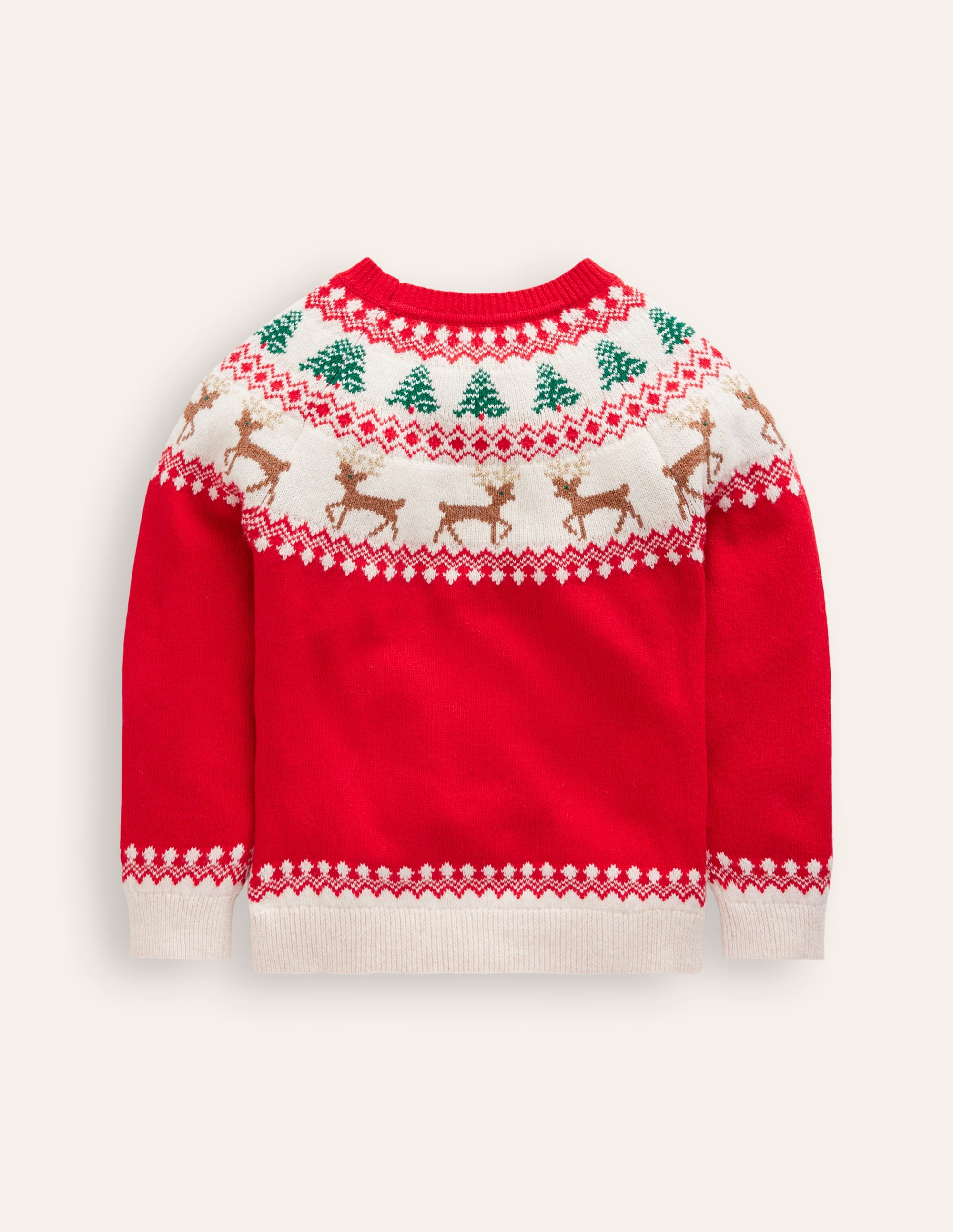 Fair Isle Jumper-Poppy Red Reindeer、mySite、ashleygrahame