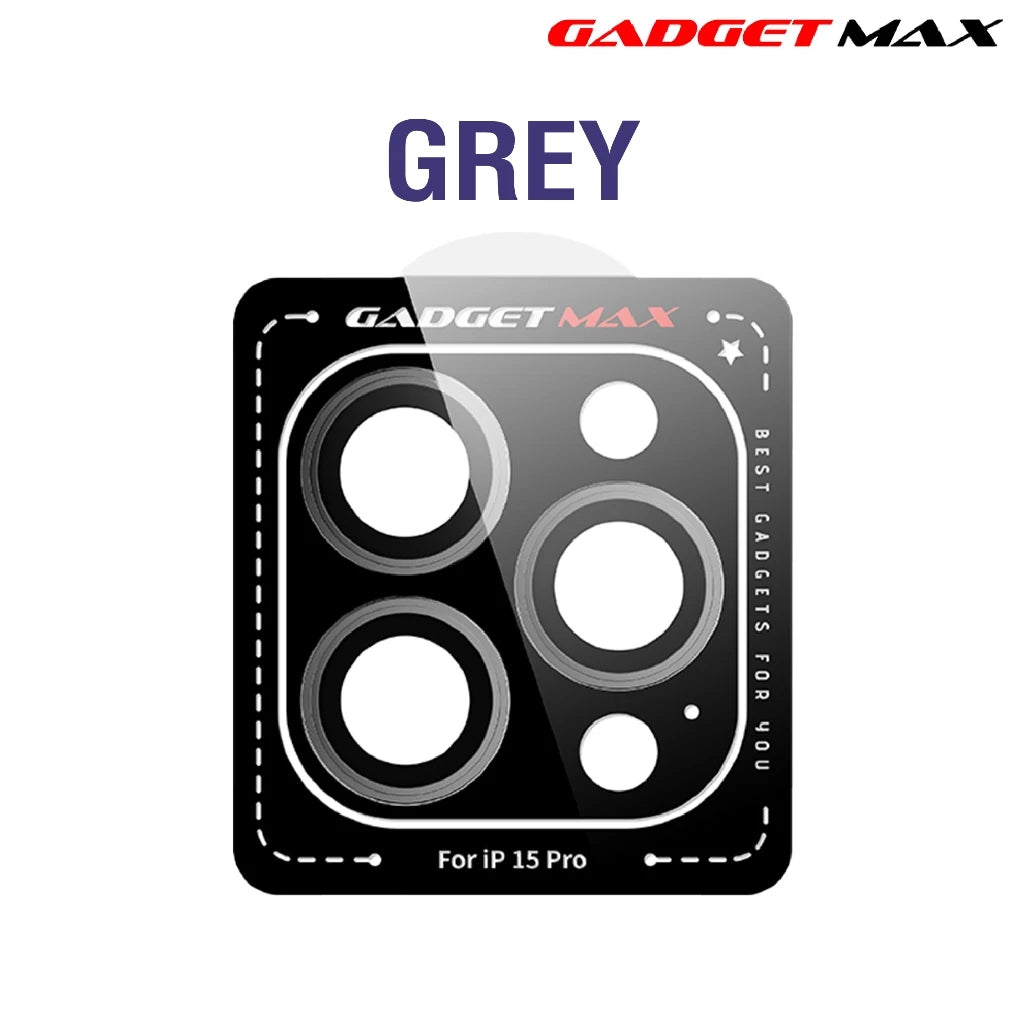 GADGET MAX---GLASS PRO LENS PROTECTOR (ORIGINAL / METAL FRAME ) IPHONE 15 PRO 6.1 / IPHONE 15 PRO MAX 6.7、mySite、fannypackpong