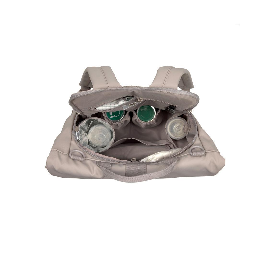  Lassig Rolltop Backpack - Taupe、mySite、merchandisen