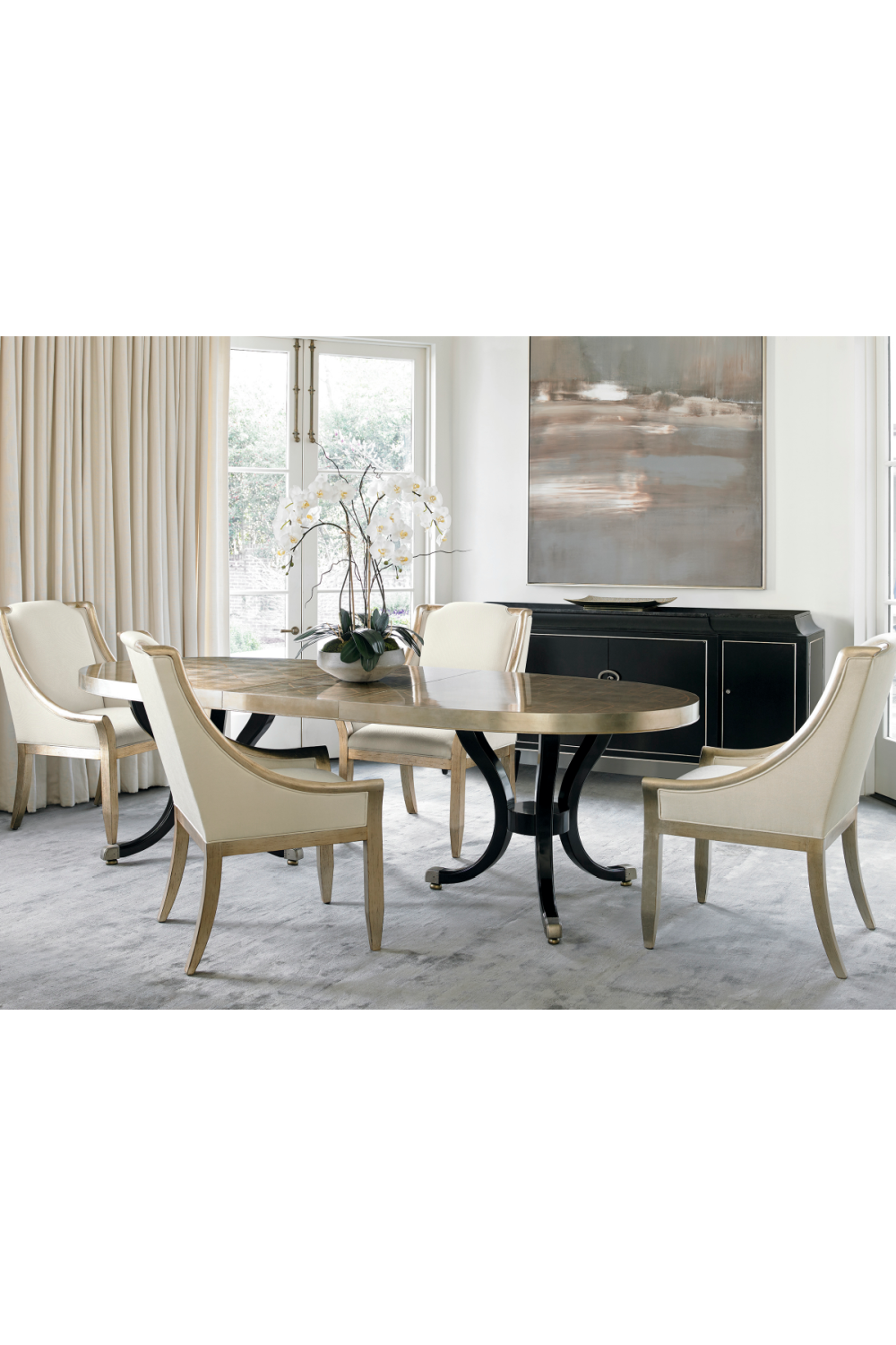 Latticed Oval Dining Table | Caracole Draw Attention、mySite、neckold