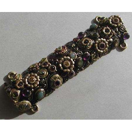 Michal Golan Swarovski Crystal and Flowers Mezuzah、mySite、topwebapps