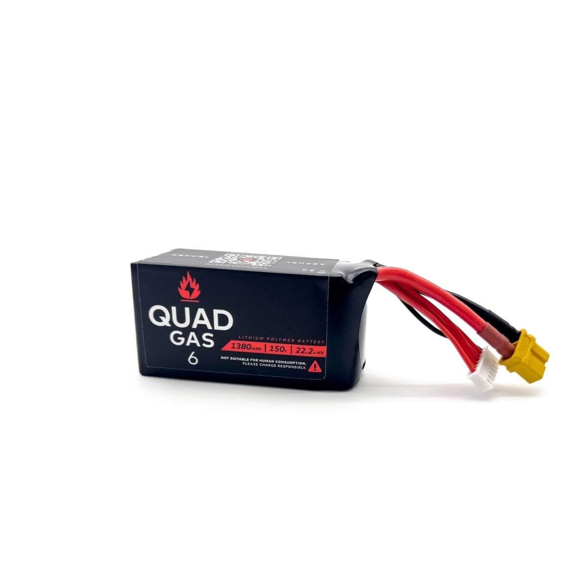  Quad Gas 6S 1380mAh 150c LiPo Battery (1pc)、mySite、merchandisen