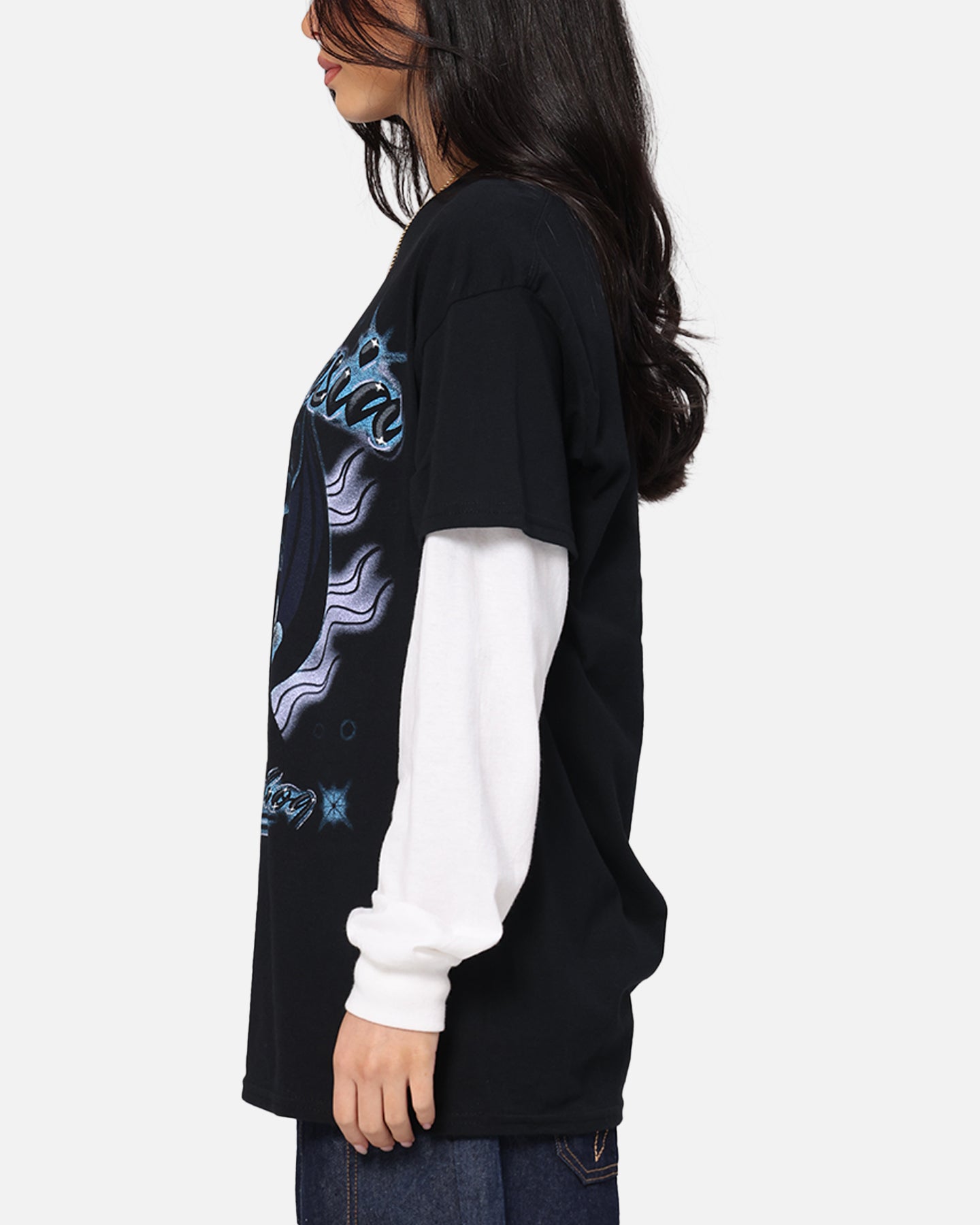 Goat Crew Disney Fantasia Chernabog Airbrush T-Shirt Black、mySite、zt4zffjzw