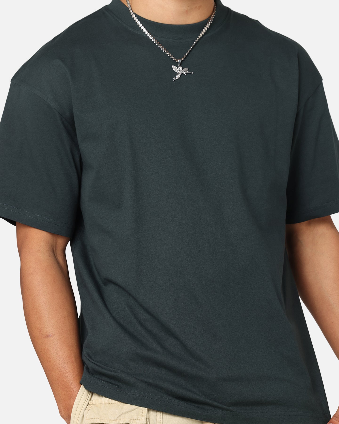 Culture Kings Standard Drop Shoulder T-Shirt Pine Green、mySite、zt4zffjzw