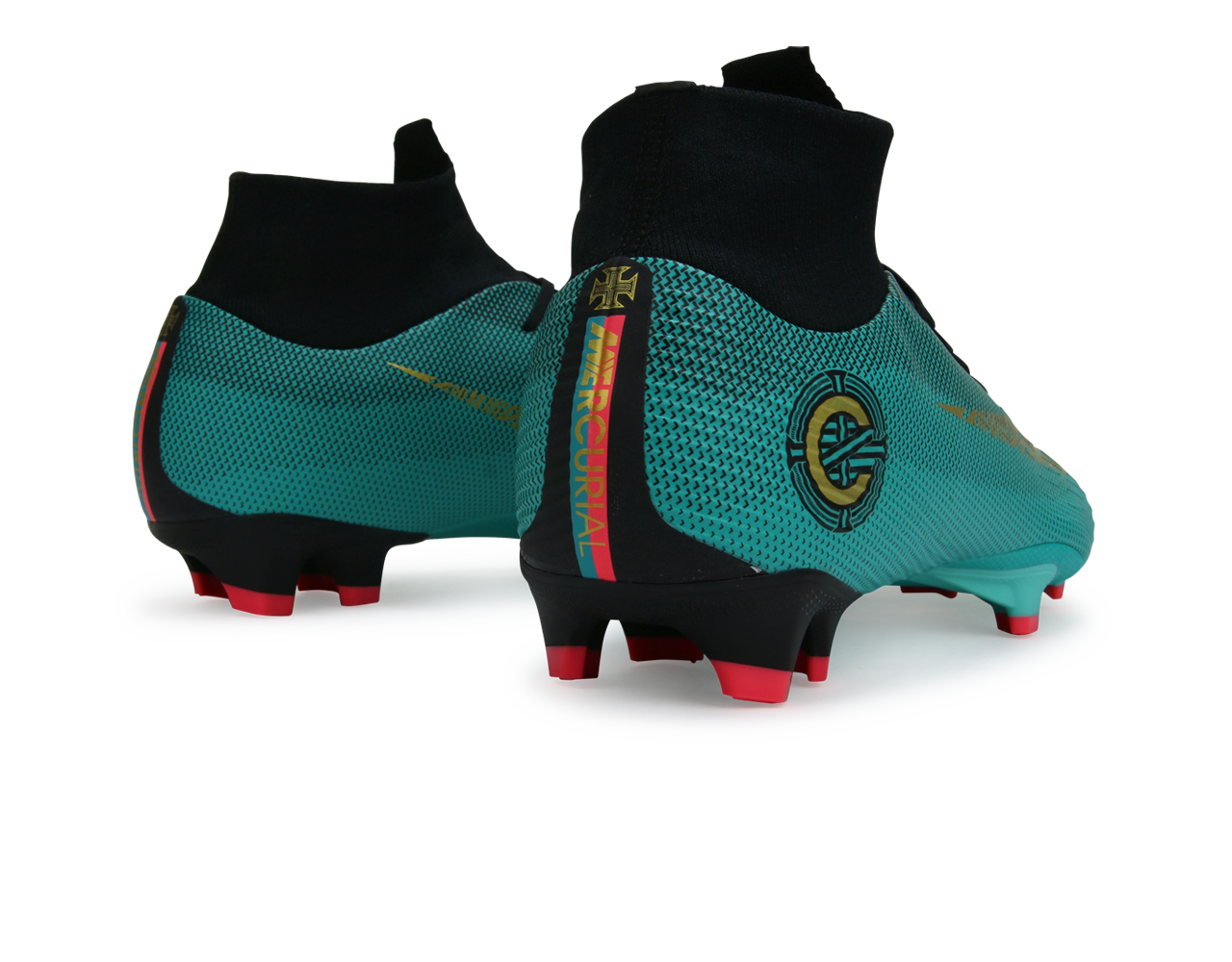 Nike Men's Mercurial CR7 Superfly 6 Pro FG Clear Jade/Hyper Turquoise、mySite、bottomscart