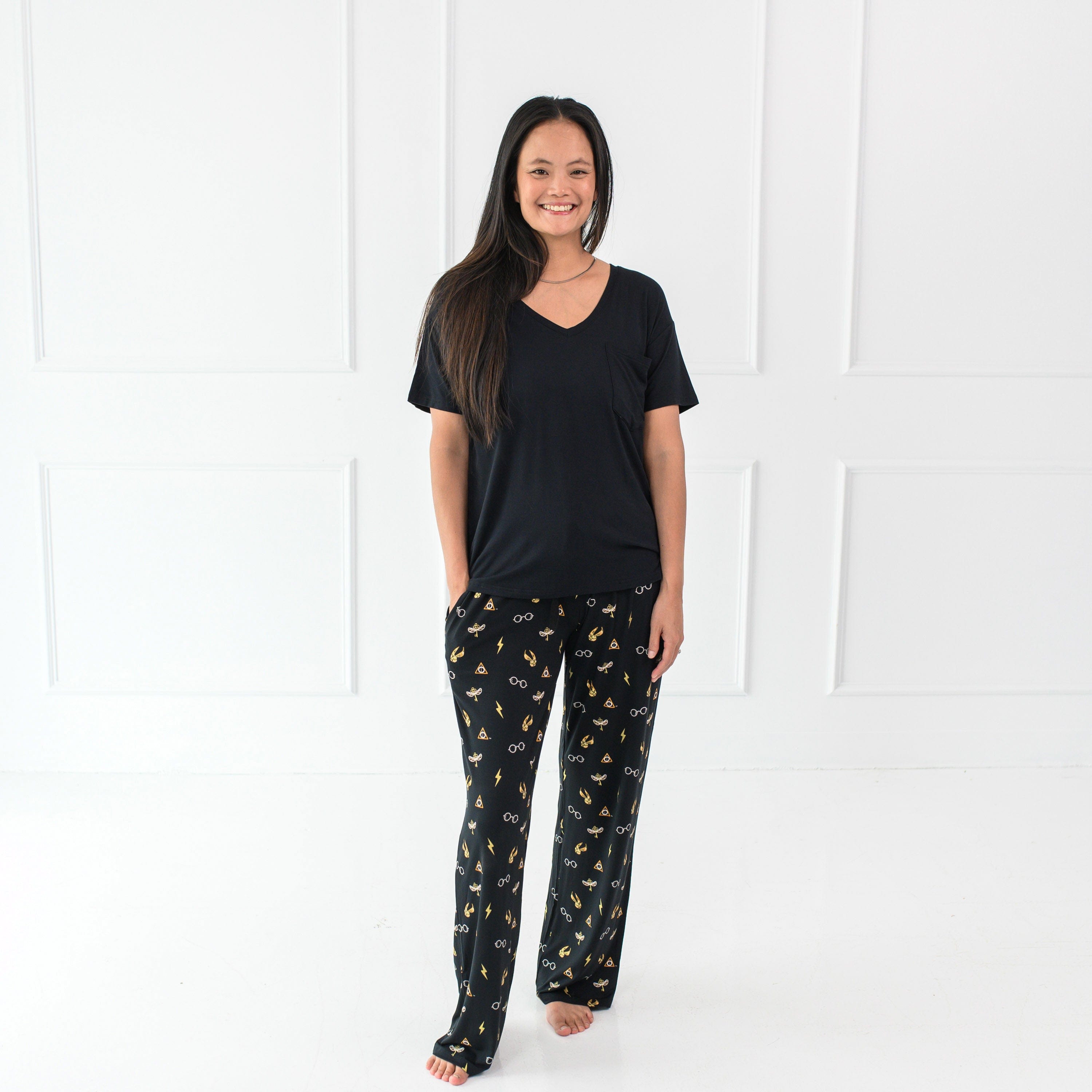  Women's Lounge Pants in Midnight Icon、mySite、layawaytickets