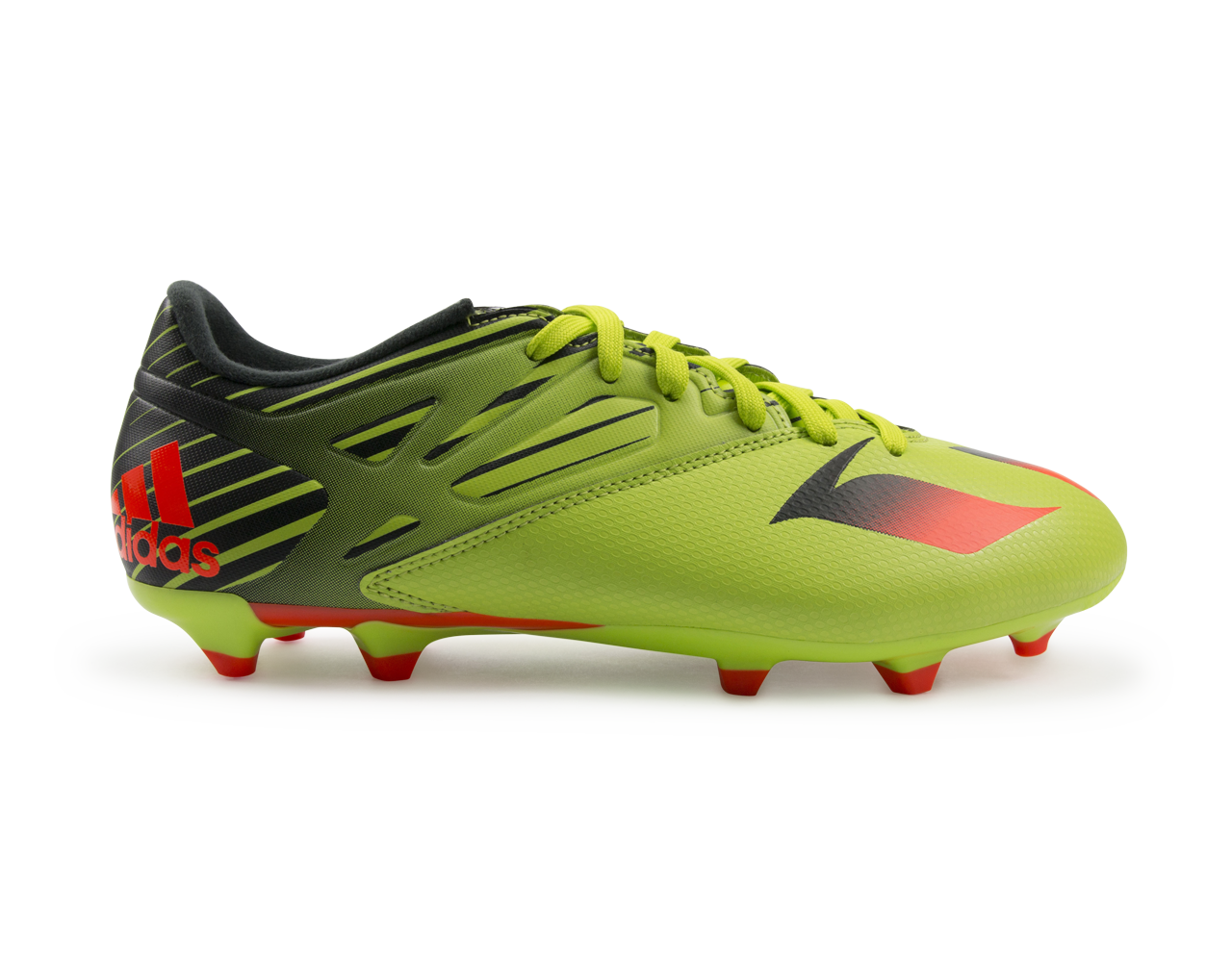 adidas Men's Messi 15.3 FG/AG Semi Solar Slime/Solar Red/Black、mySite、noshort
