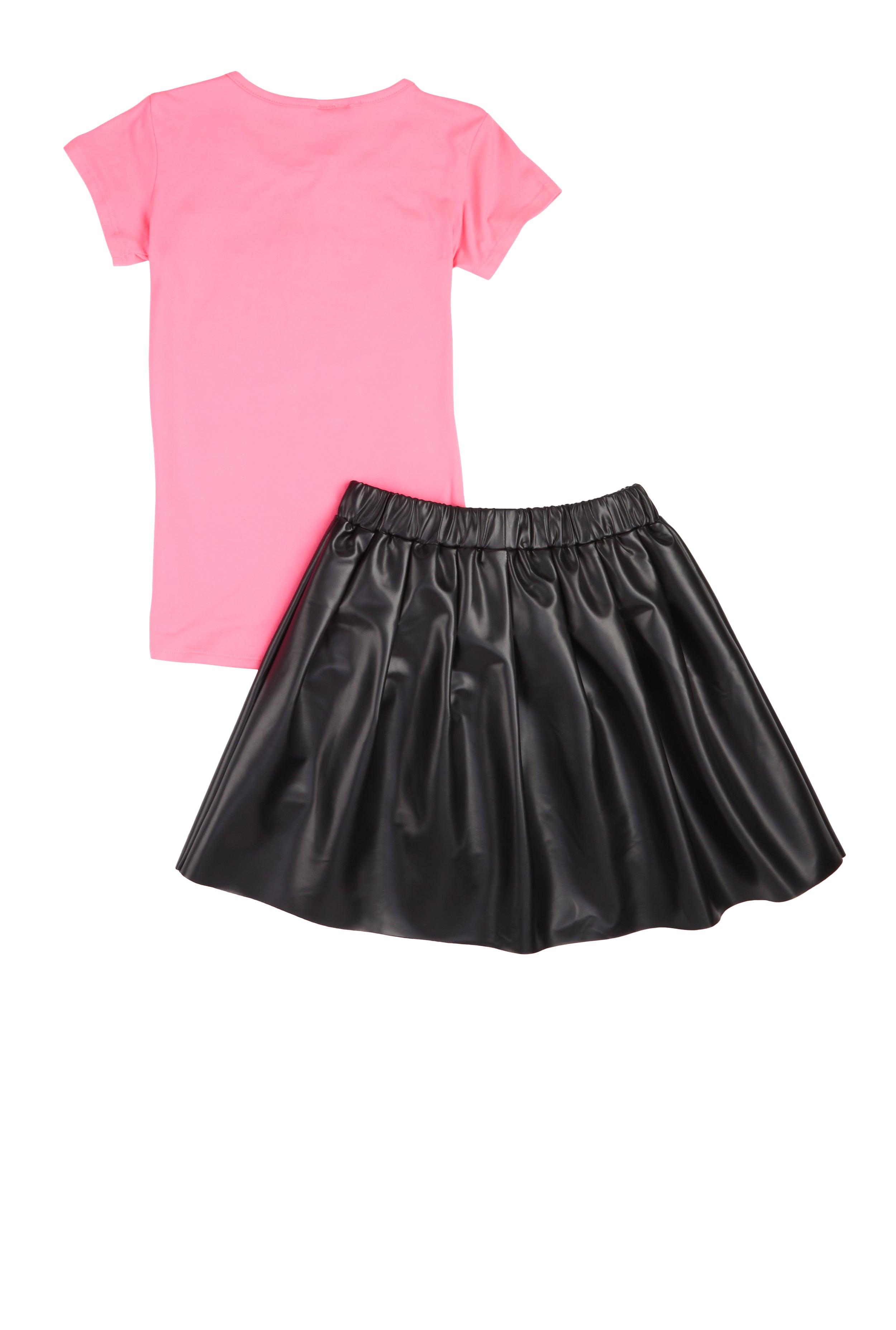 Girls Faith Requires Trust Top and Pleated Skirt、mySite、camillekostekn
