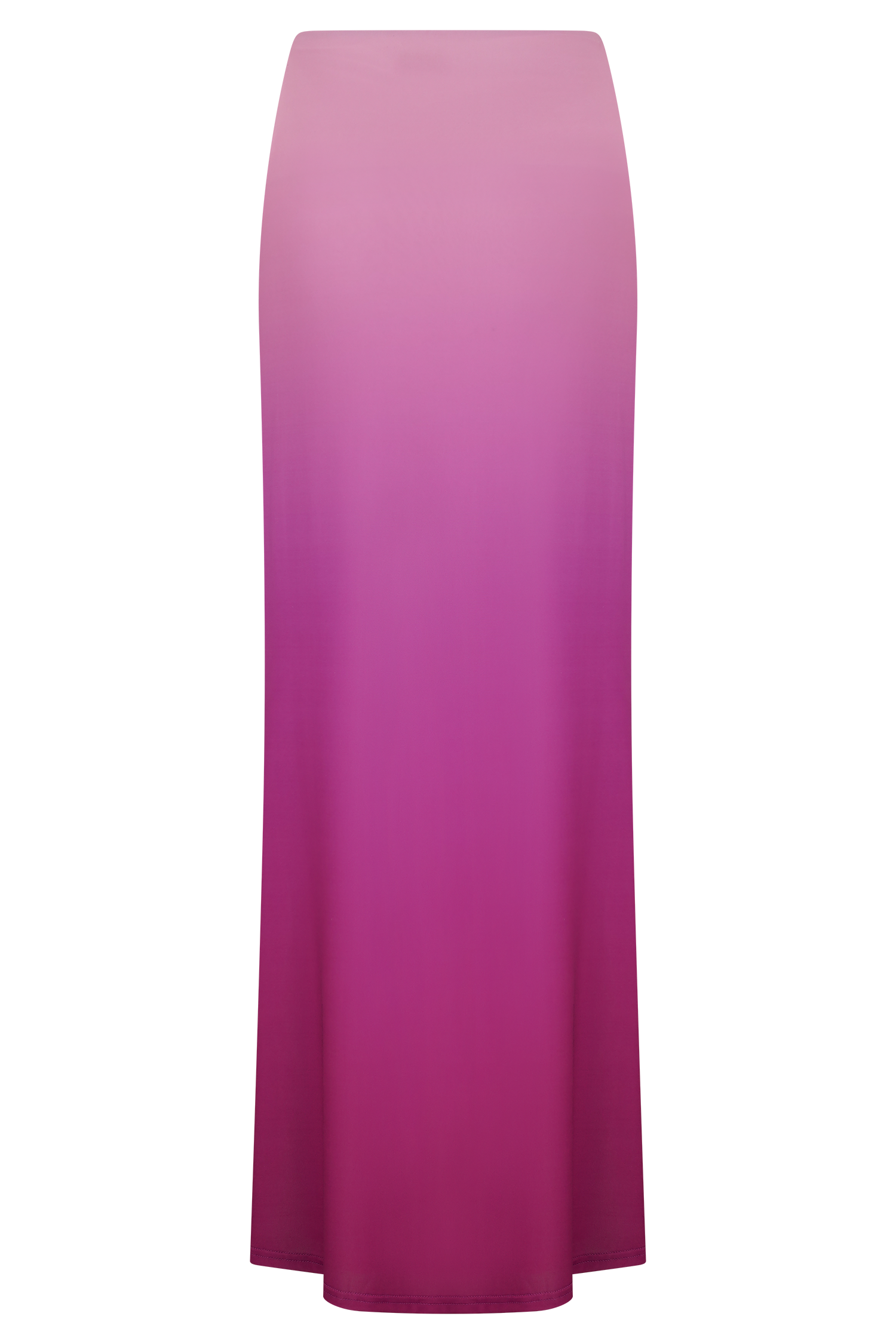 Bruna Slinky Fishtail Maxi Skirt - Ombre Pink、mySite、solidvoid