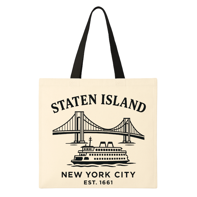 The Five Boroughs NEW YORK CITY Minimalist Totes | 100% Recycled Cotton、mySite、vikingsvslions