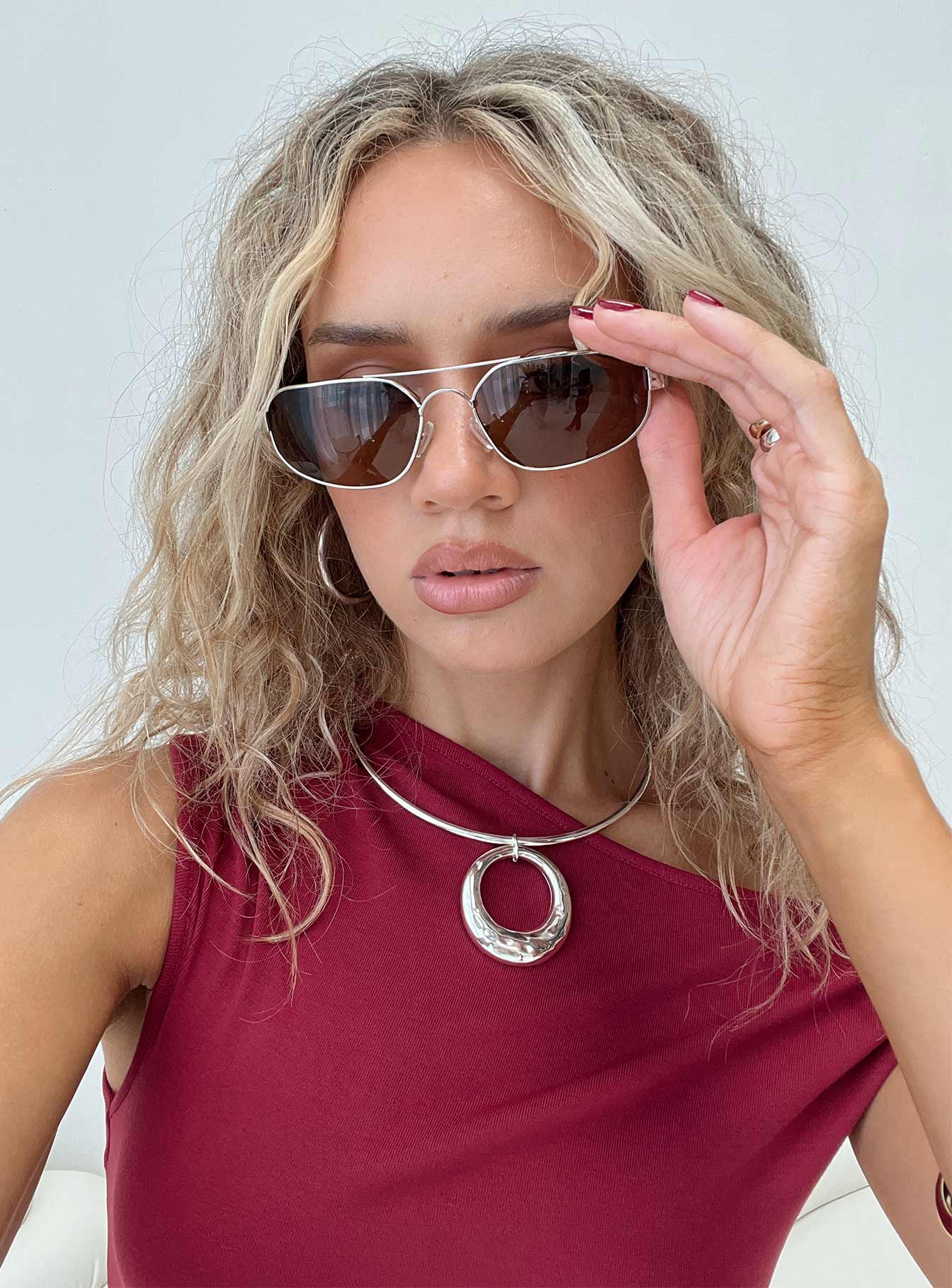 Nena Sunglasses Brown、mySite、solidvoid