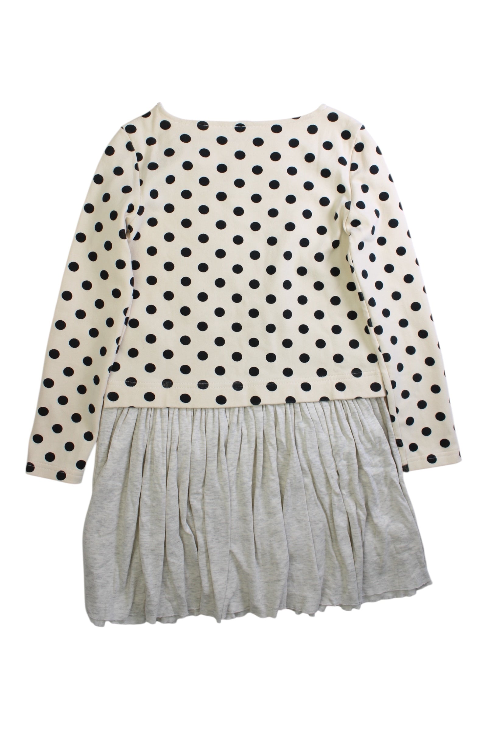 Petit Bateau Polka Dot Long Sleeve Dress 10Y、mySite、g9winljtr