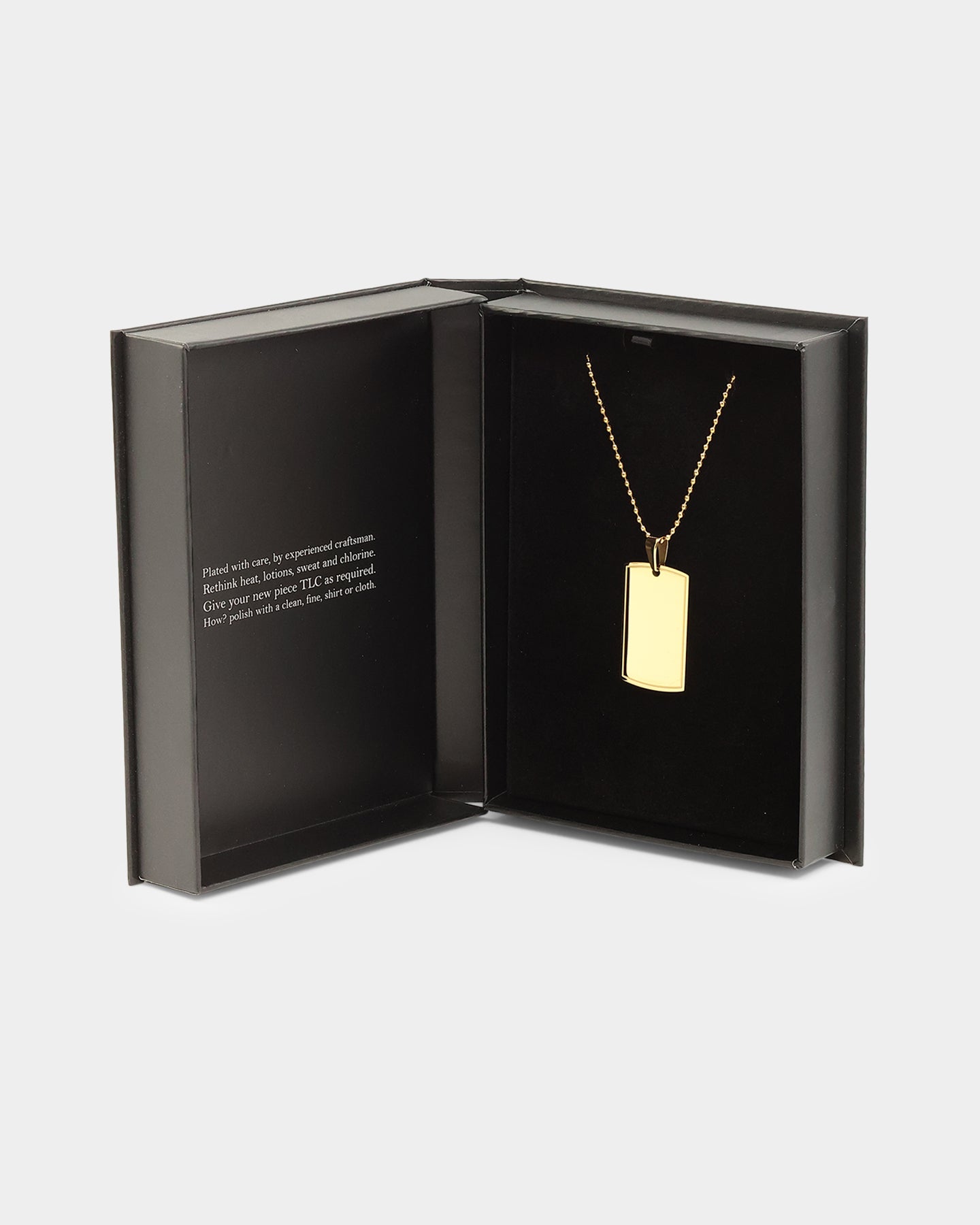 NXS Dog Tag Necklace Gold、mySite、zt4zffjzw