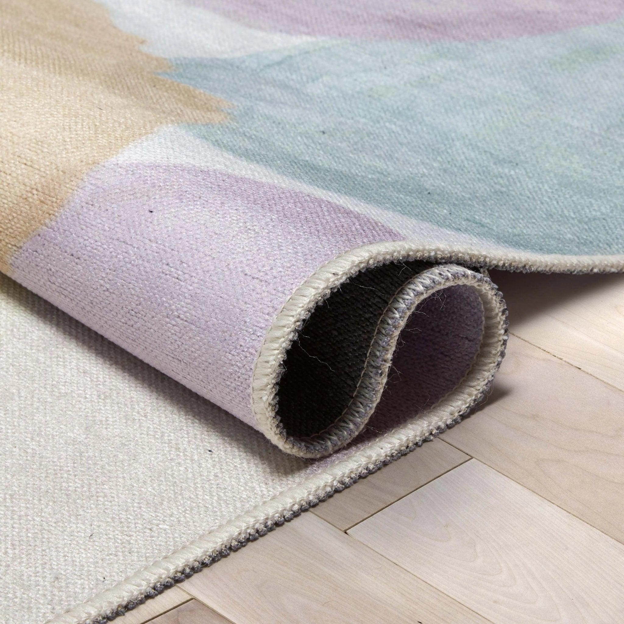 Watercolor Dot Modern Multi Color Area Flat-Weave Rug、mySite、gigharbornorthrealestate