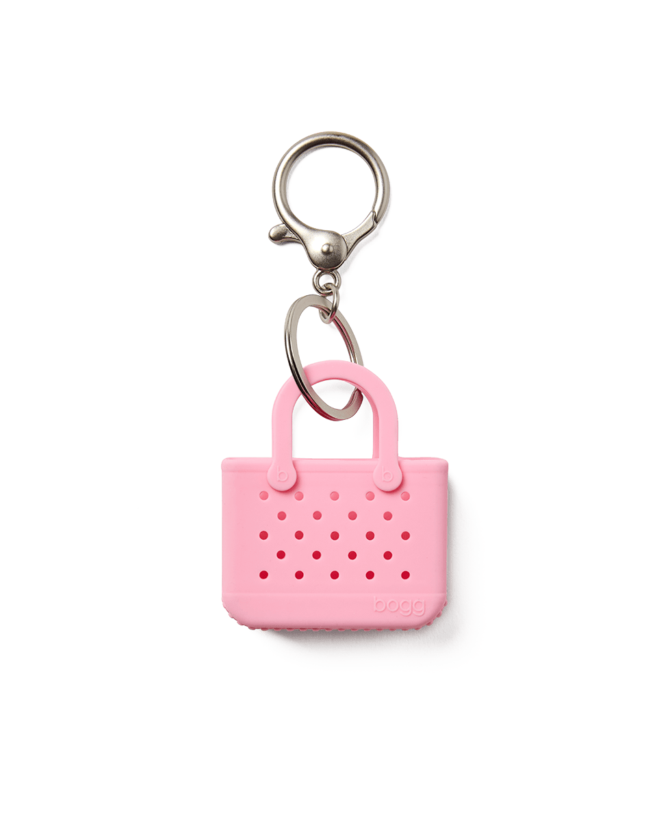Tiny Tote Keychain - Blowing Pink Bubbles、mySite、solidvoid