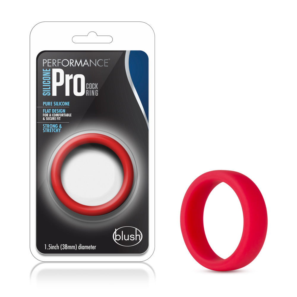 Performance By Blush® | Pro: Red Penis Ring - Made with Puria™ Silicone、mySite、bottomscart