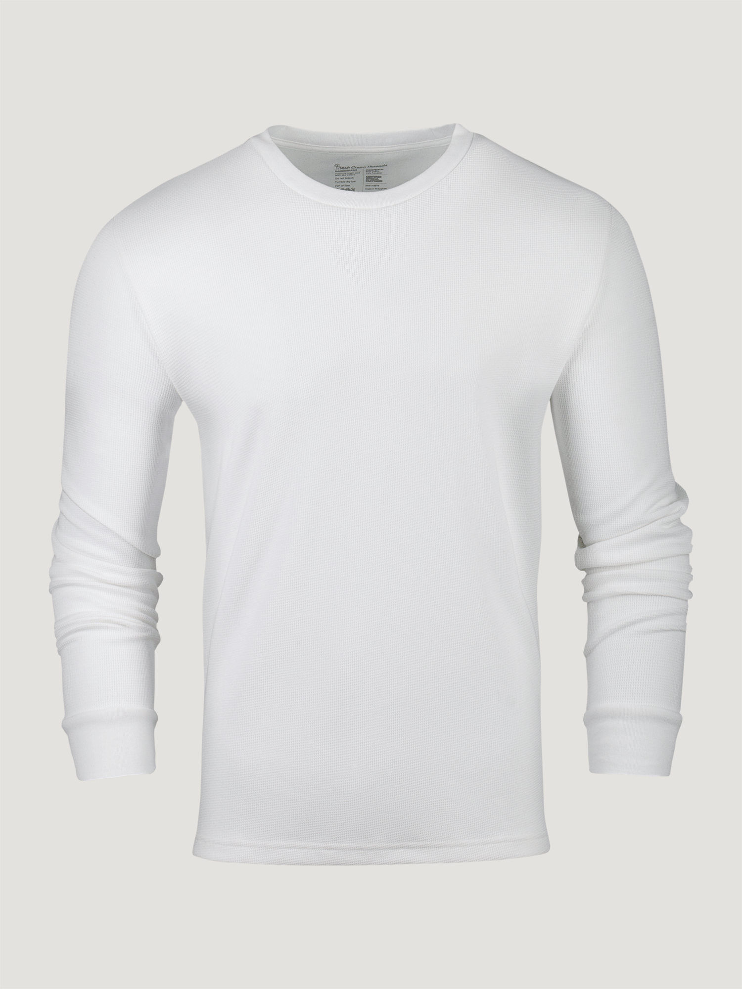  White Thermal Long Sleeve Crew、mySite、ghnorth