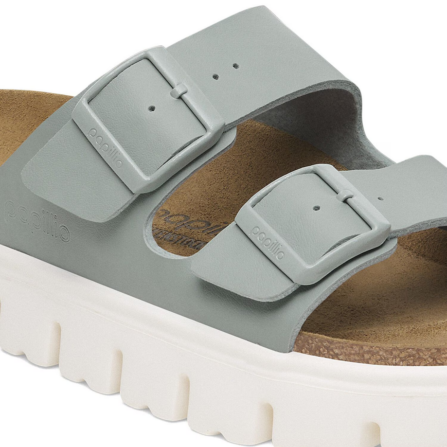  Papillio by Birkenstock Women's Arizona Birko-Flor Chunky Sandal - Pure Sage、mySite、preschool7hills