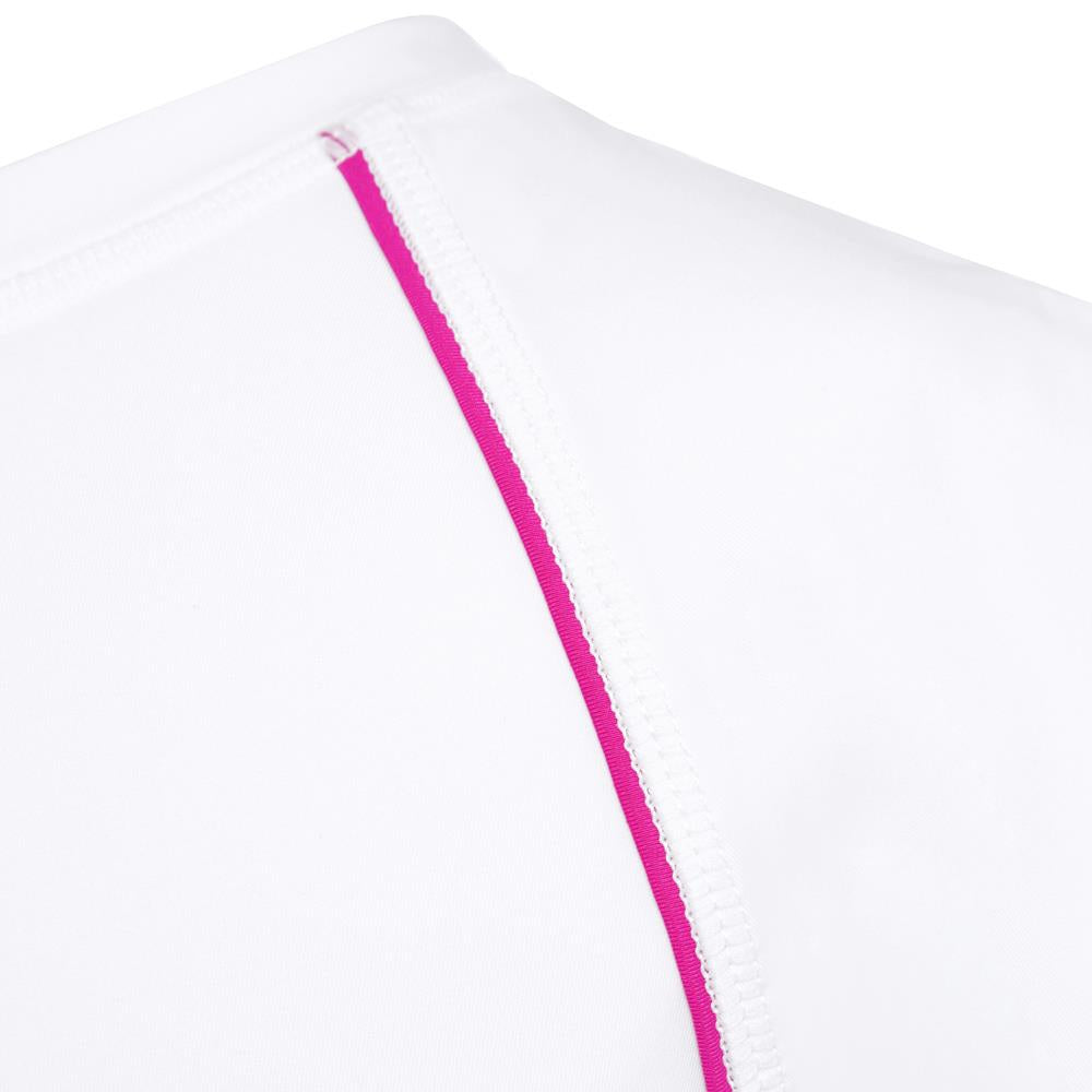 Fila Girls Core Short Sleeve - White/Pink Glow