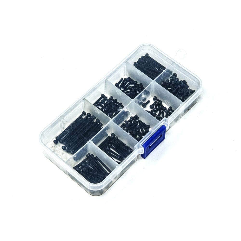  M2 Black Steel 280 Piece Nut & Bolt Kit、mySite、merchandisen