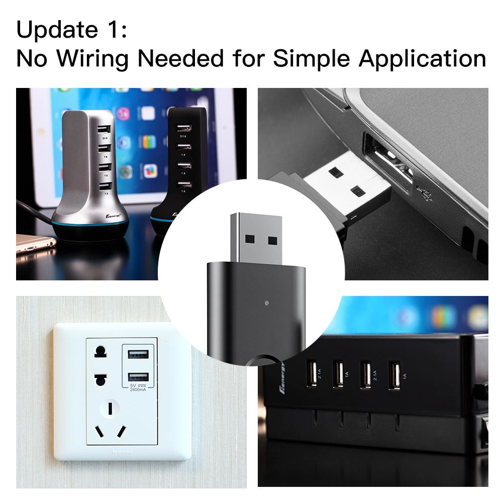 WiFi IR+RF Tuya Smart Remote Controller Wireless USB Controller for TV Fan、mySite、fannypackpong