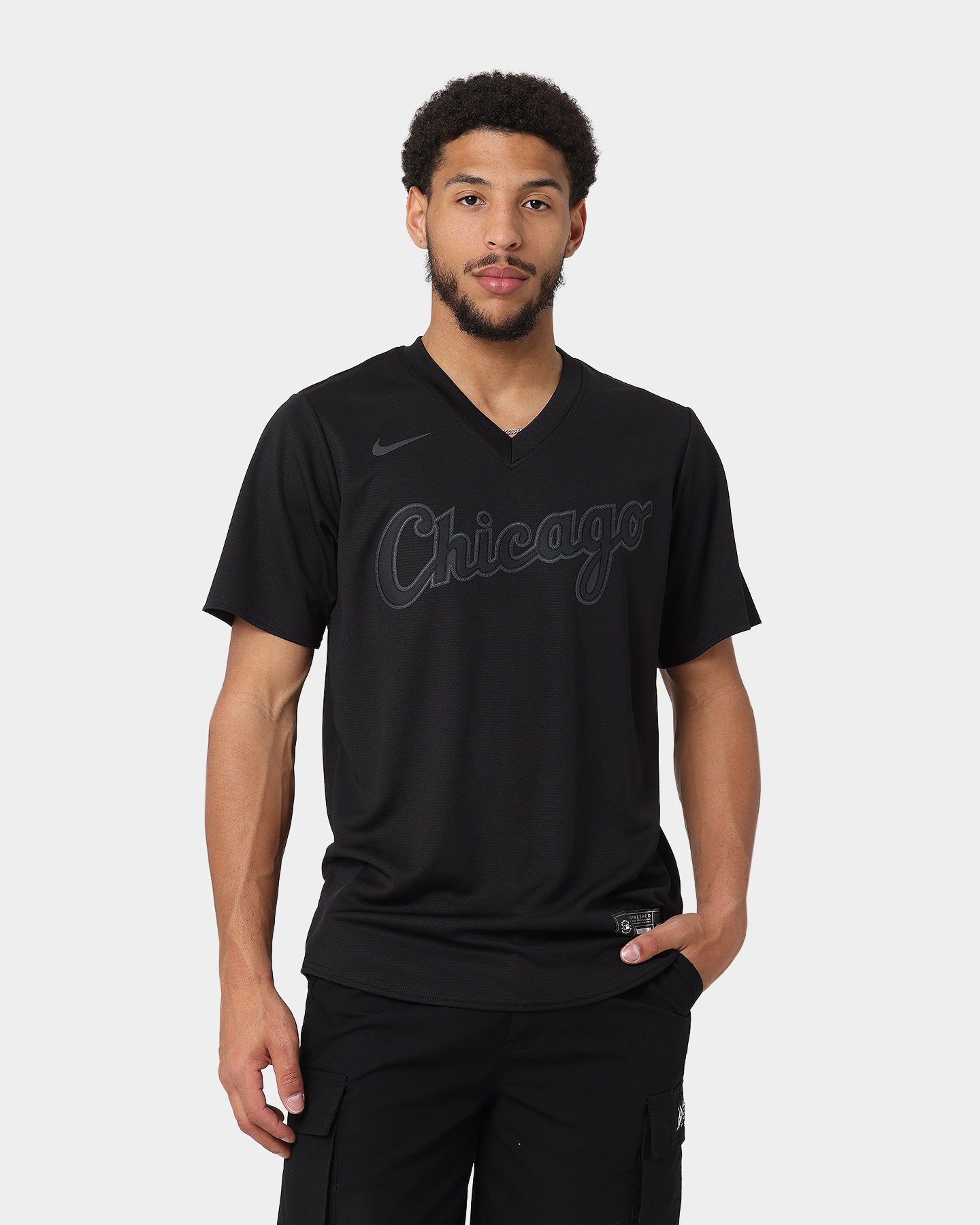 Nike Boston White Sox Triple Black Team Jersey Black、mySite、zt4zffjzw