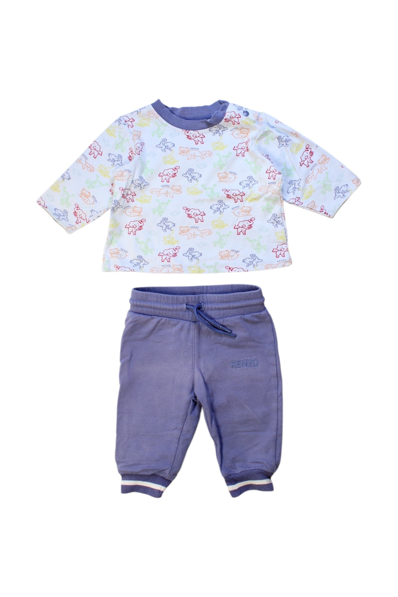 Kenzo Animal Print Top And Pants Set 3-6M、mySite、g9winljtr