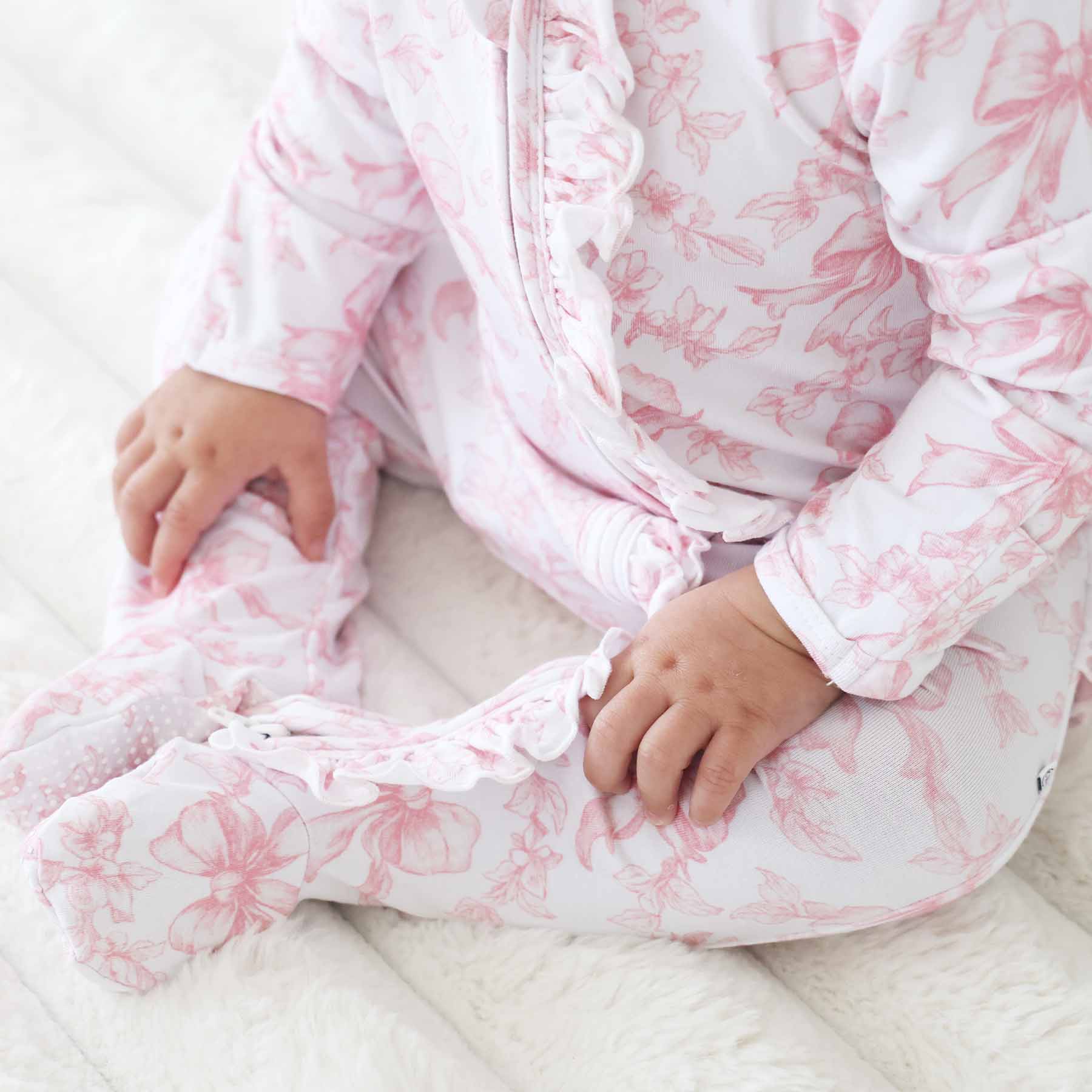  Fancy Frills Ruffle Zipper Footie、mySite、layawaytickets