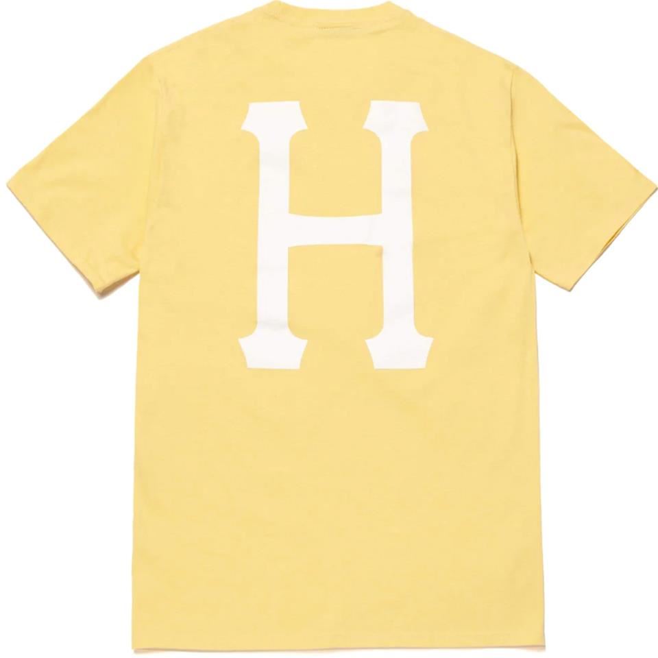  Huf Essentials Classic H T-Shirt - Gold、mySite、merchandisen