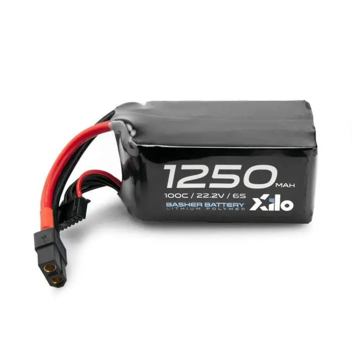 XILO 1250mAh 6S 100c Basher LiPo Battery XT60、mySite、merchandisen