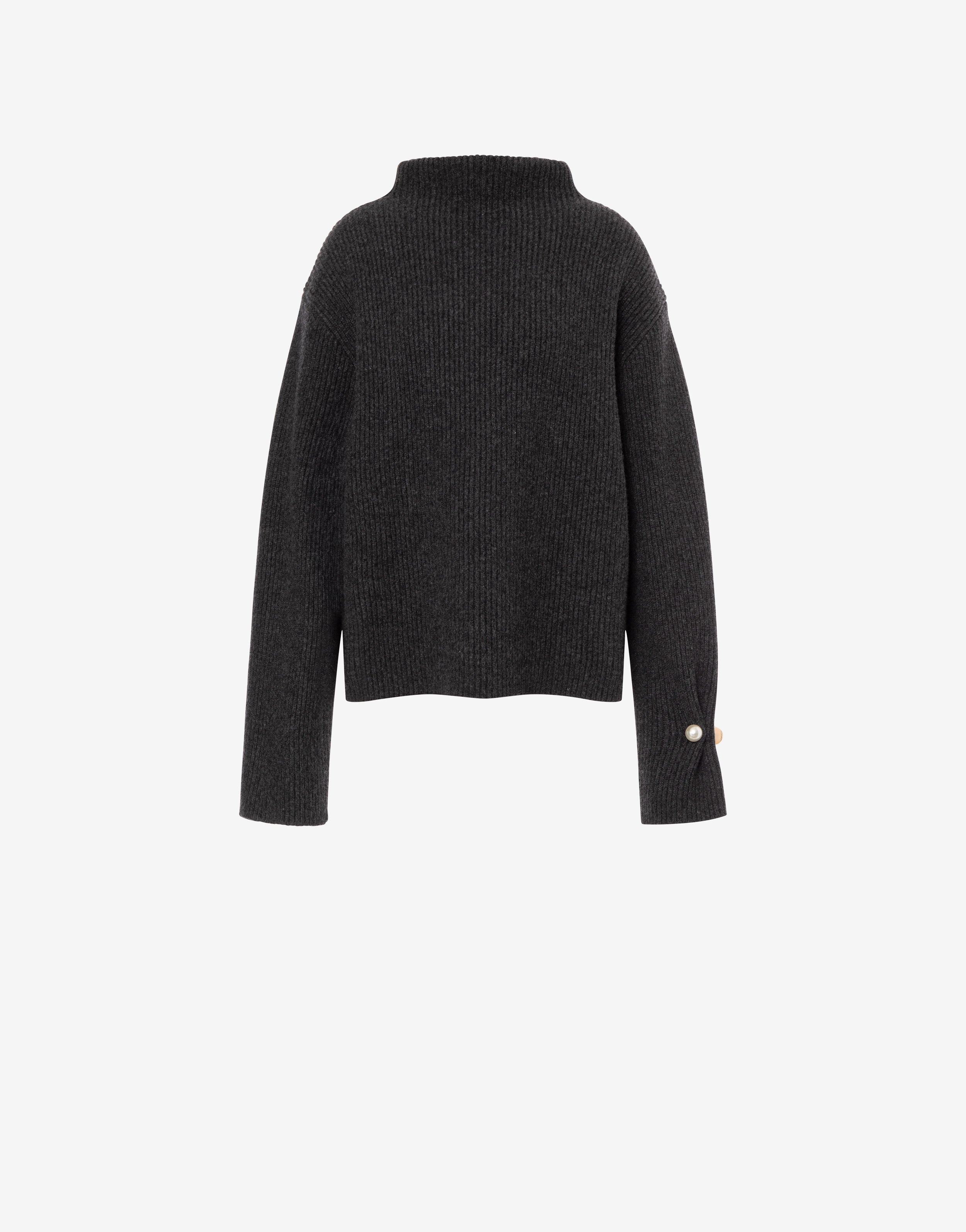 Maglione a coste con piercing、mySite、aoinhome