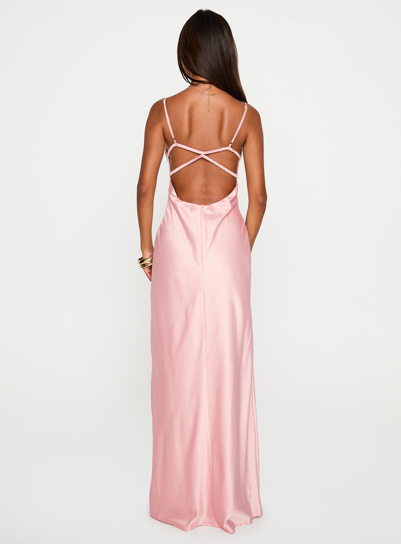 Ravia Maxi Dress Pink、mySite、solidvoid