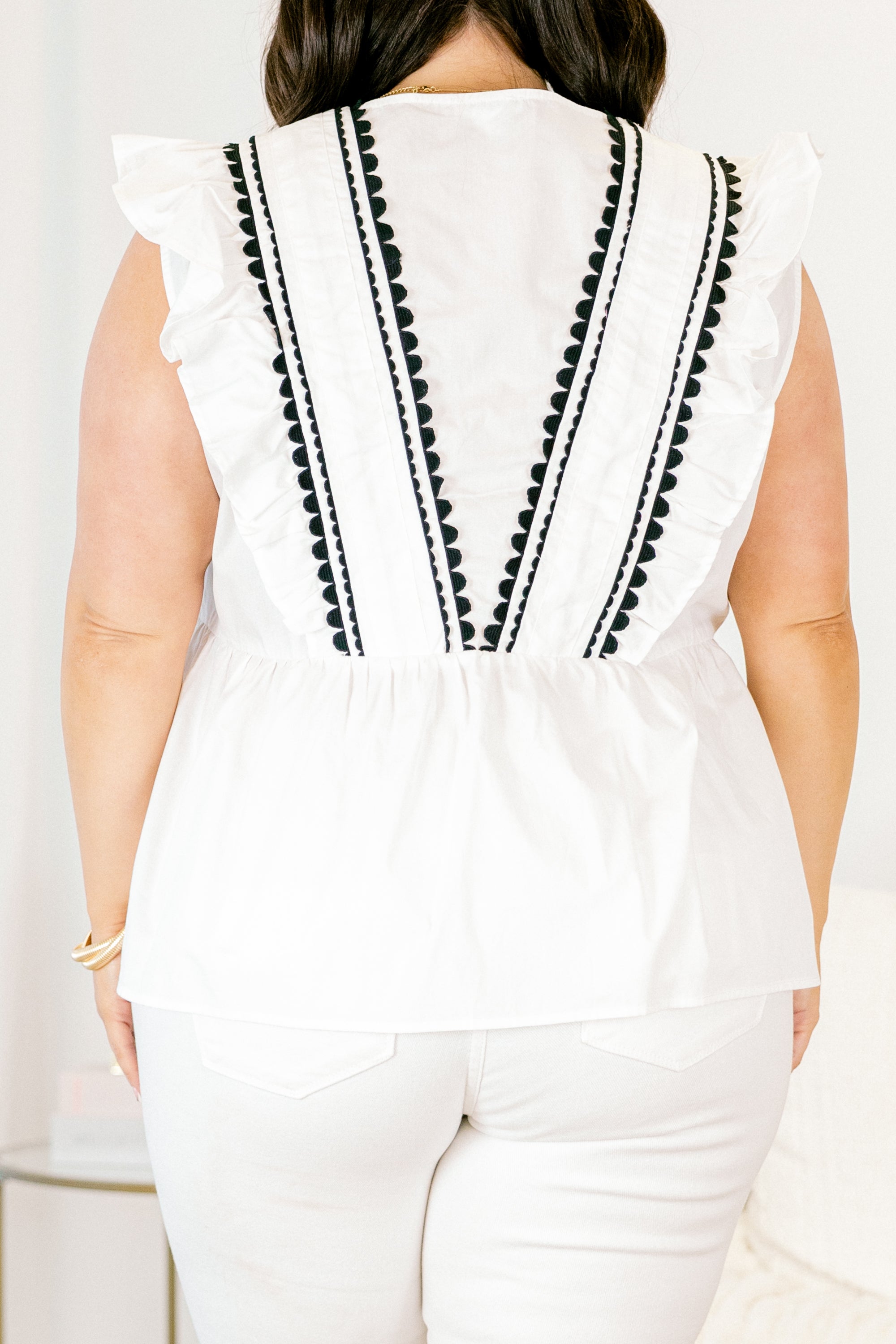  Back In Bloom Top, White、mySite、justintrudeaud