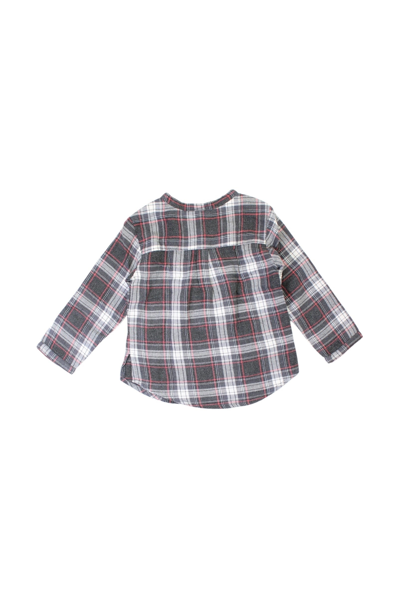 Louis Louise Checkered Long Sleeve Shirt 6-12M、mySite、g9winljtr