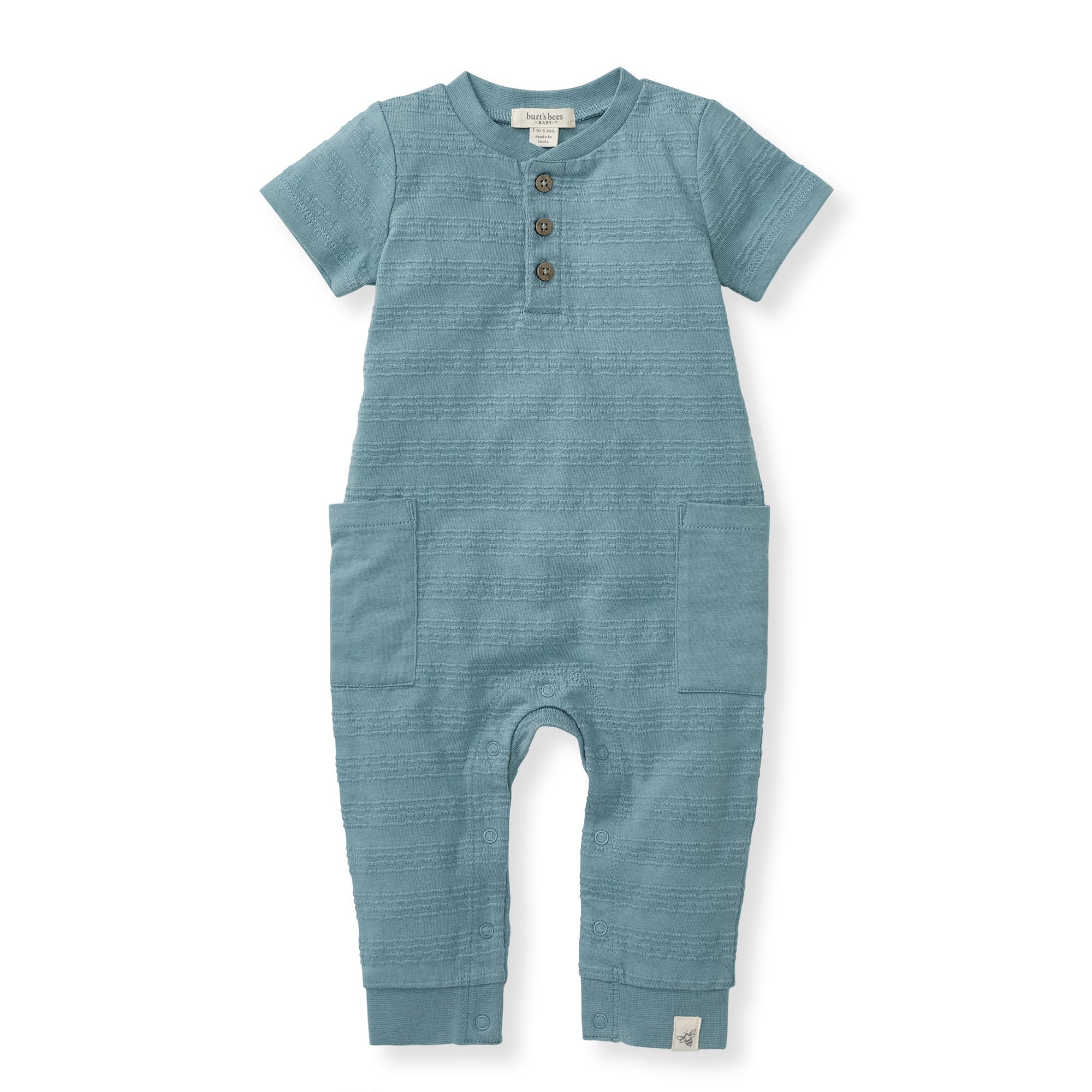 Organic Dotted Jacquard Baby Boy Jumpsuit、mySite、g9winljtr