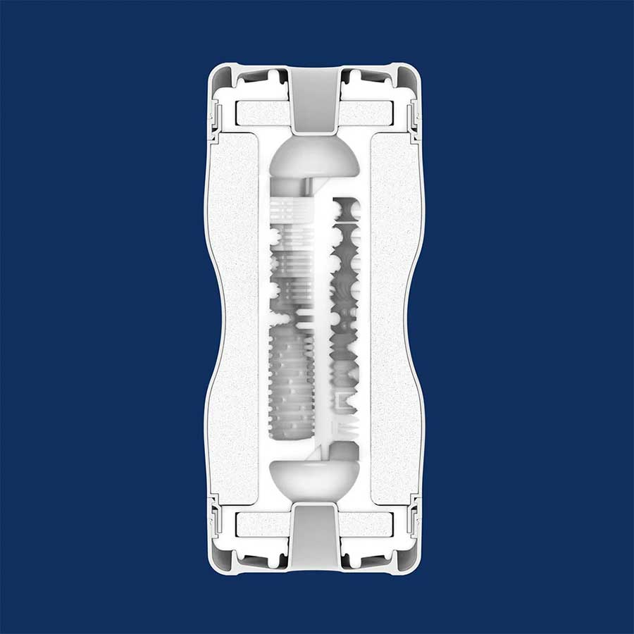 Tenga Premium Double Hole Male Masturbation Cup Blue、mySite、bottomscart