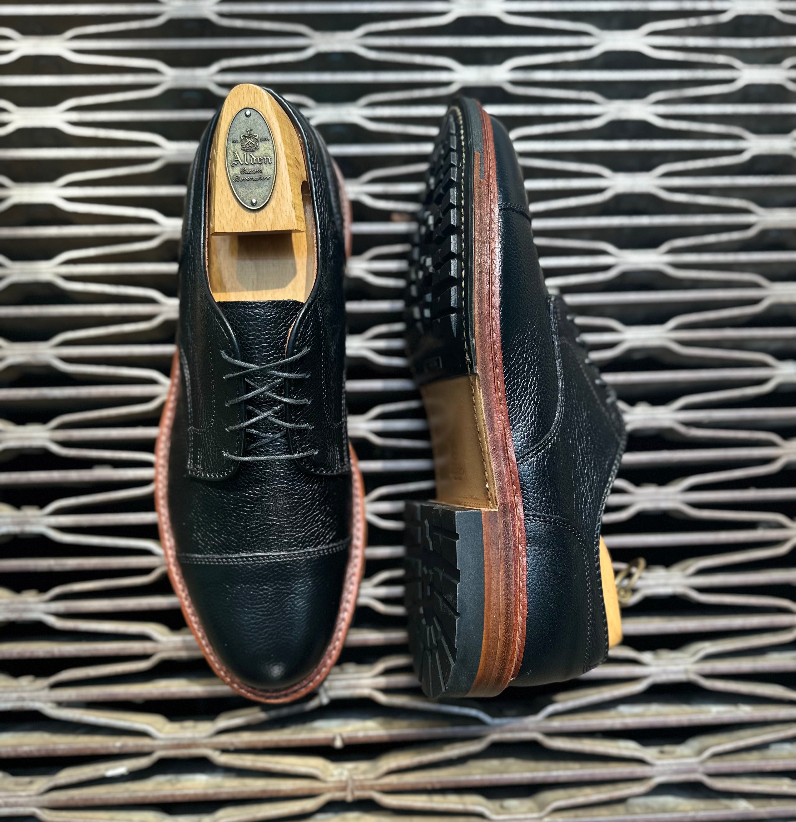  22826C - Black Regina Grain Derosa Blucher、mySite、preschool7hills