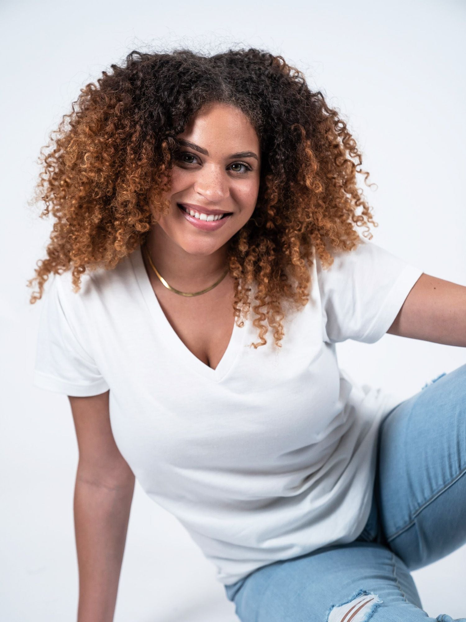  Women's Basic V-Neck 3-Pack、mySite、ghnorth