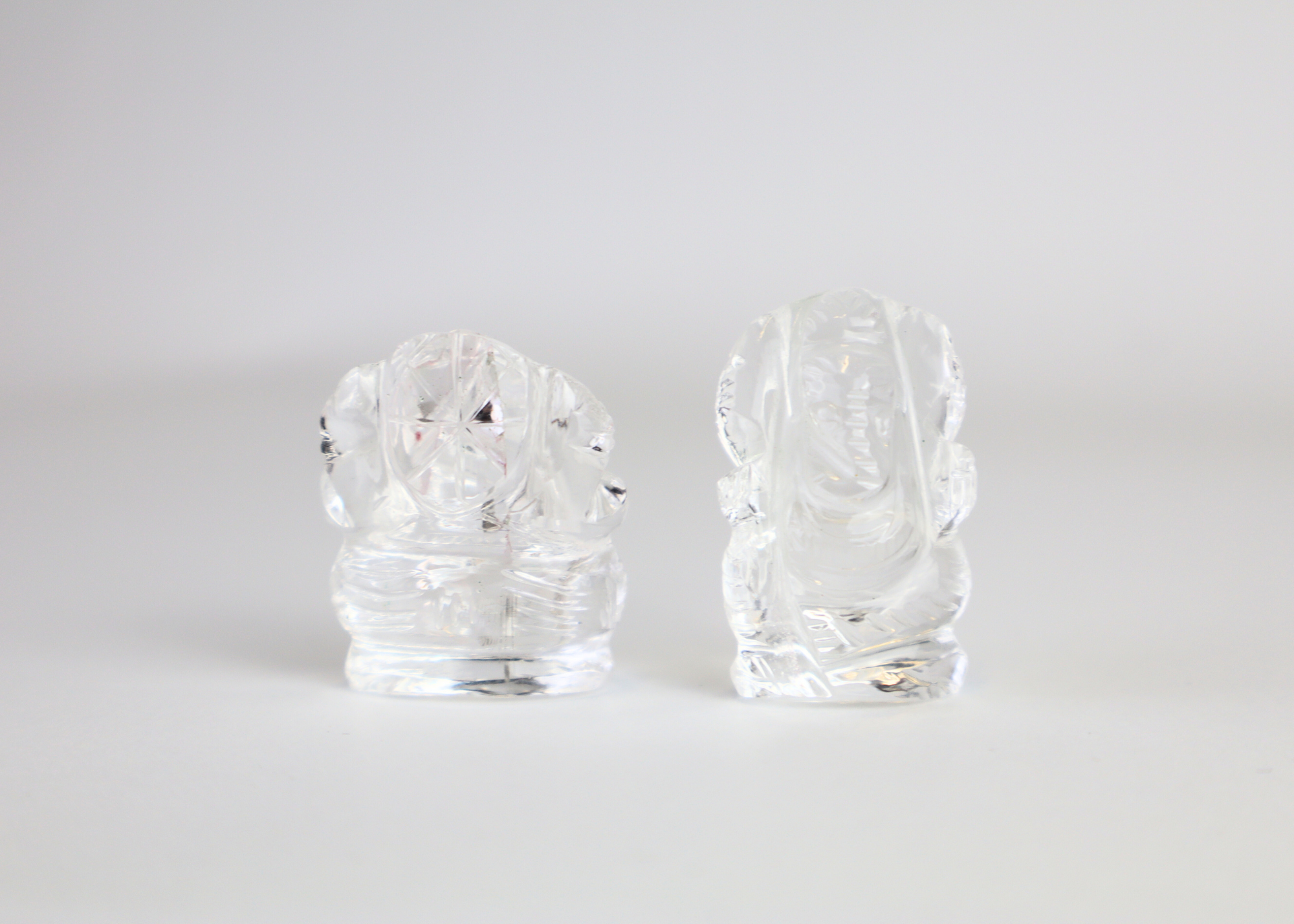 Tiny Clear Quartz Ganesha (3.5 cm)、mySite、topwebapps