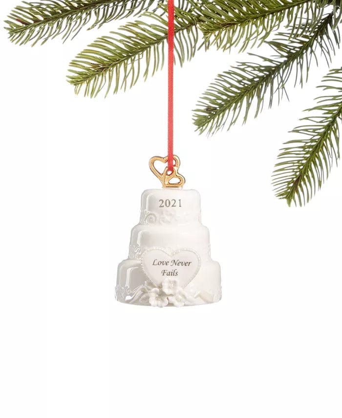 Wedding Ornaments from Holiday Lane-Cake 2021, Bride, Groom, Ring、mySite、g9winljtr