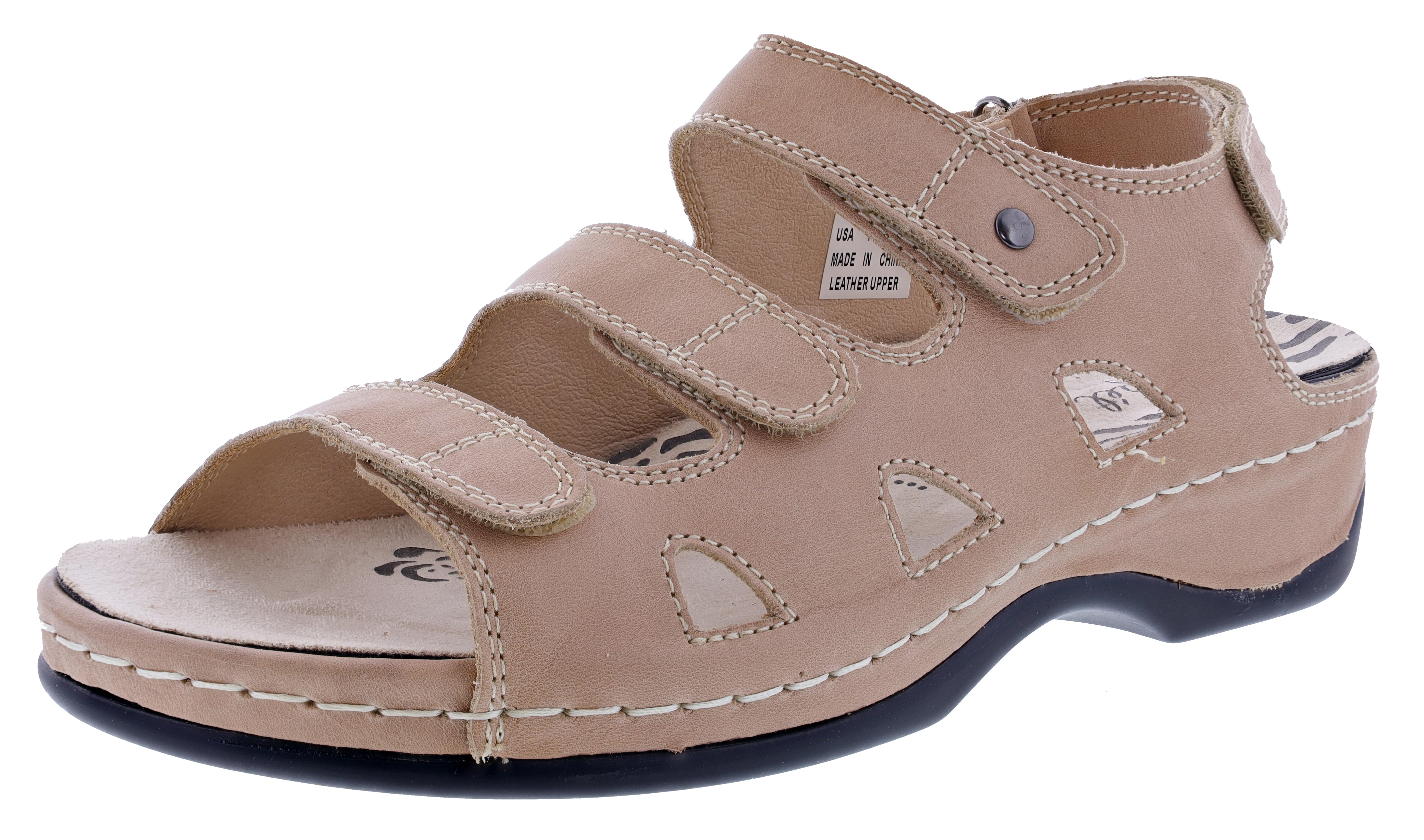 Propet Women's Kara Hook and Loop Strap Sandals、mySite、dreamappss