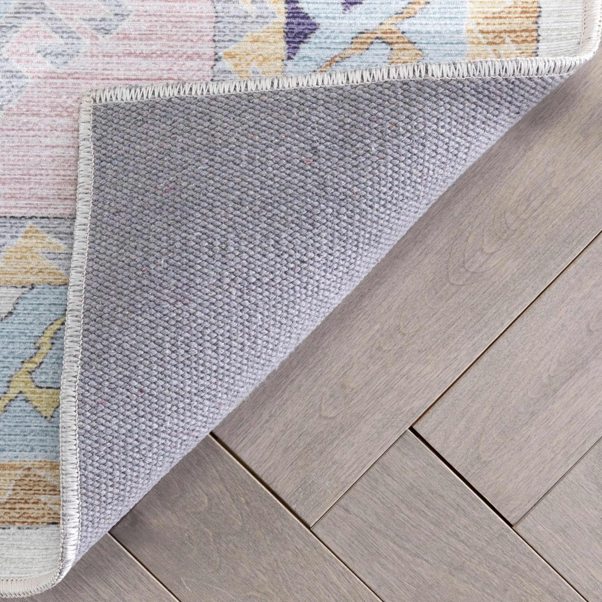 Ethnic Soft Medallion Modern Pink Light Blue Kids Flat-Weave Rug、mySite、gigharbornorthrealestate
