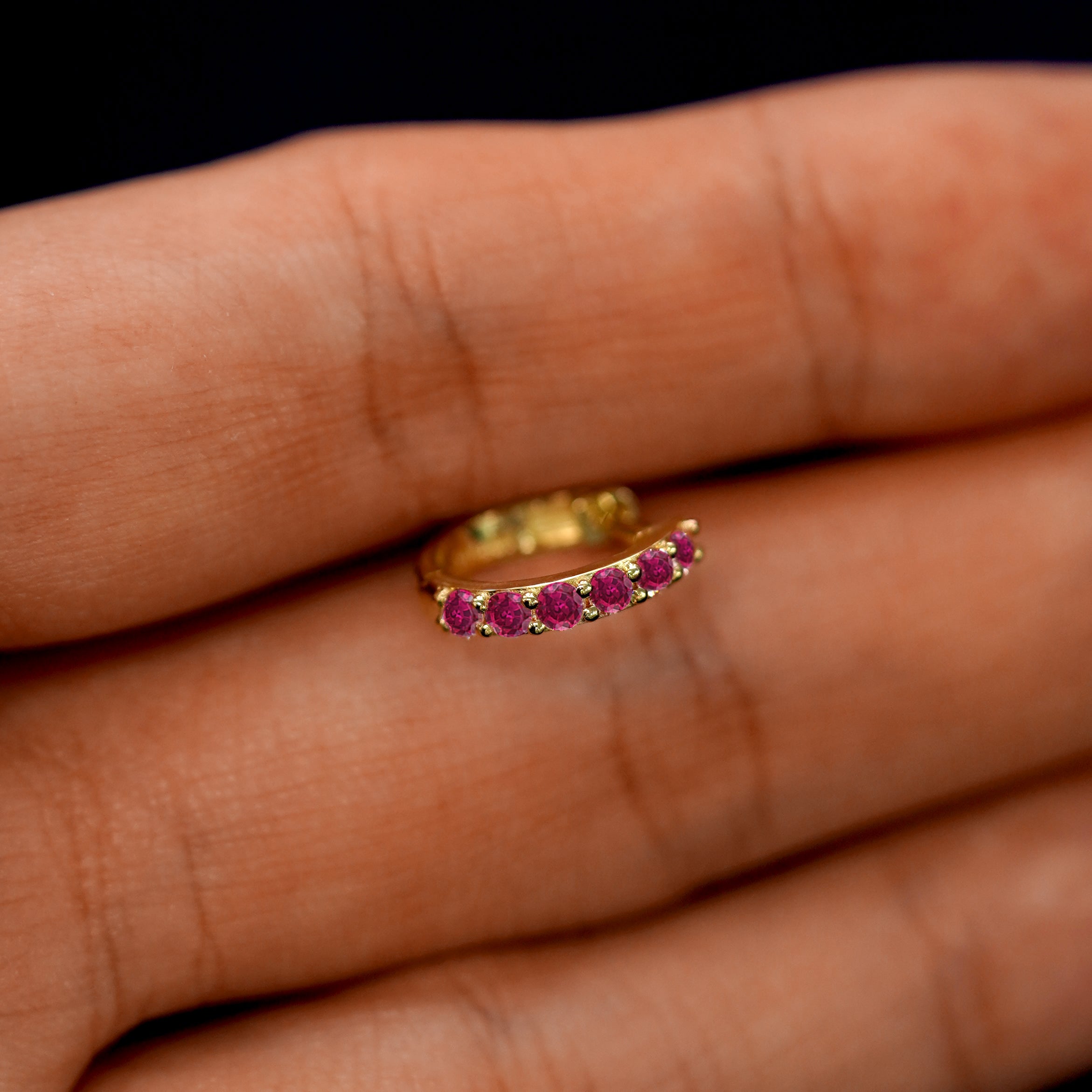 Ruby Huggie Hoop、mySite、hinf8tx79