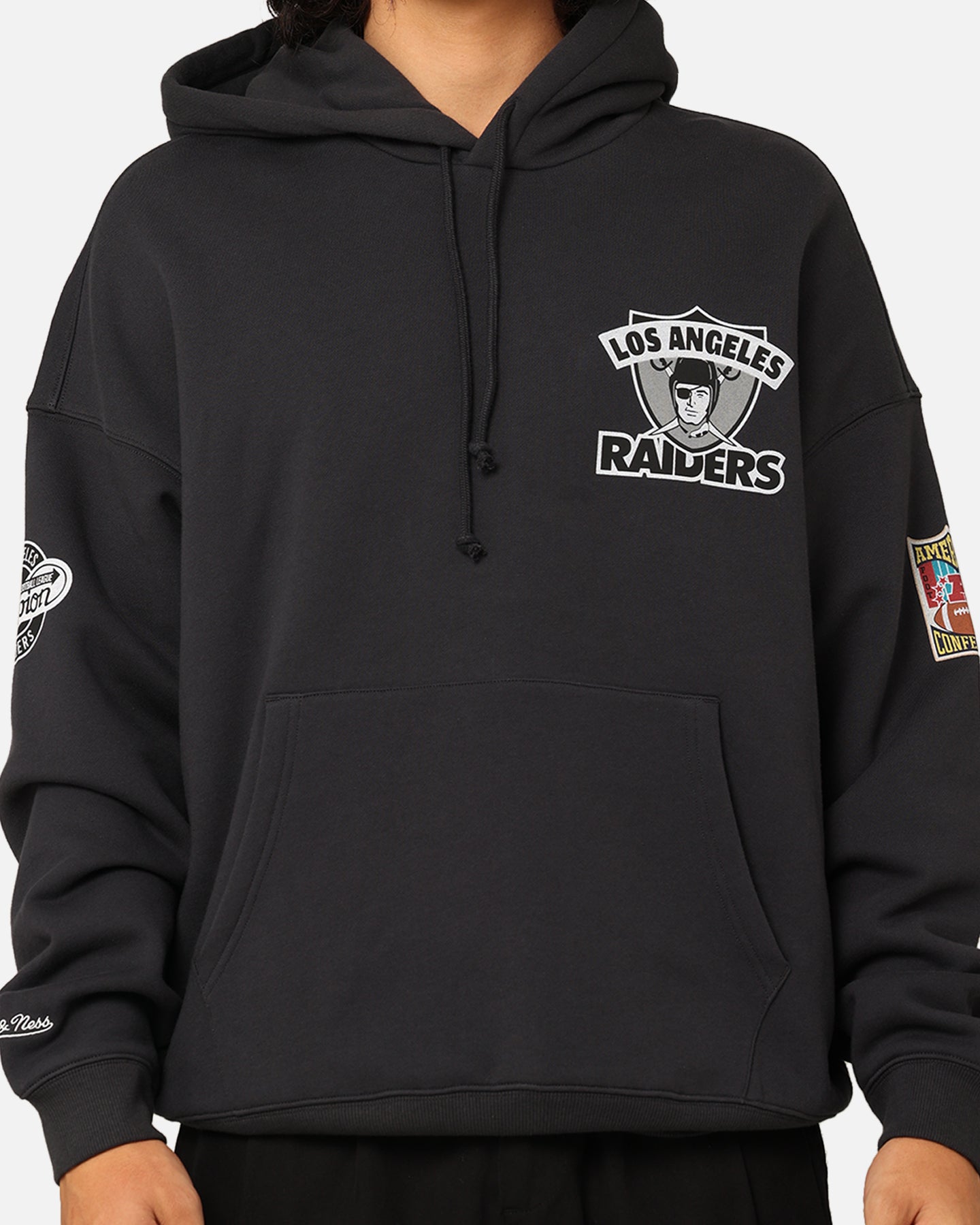 Mitchell & Ness Los Angeles Raiders Super Bowl World Hoodie Faded Black、mySite、zt4zffjzw