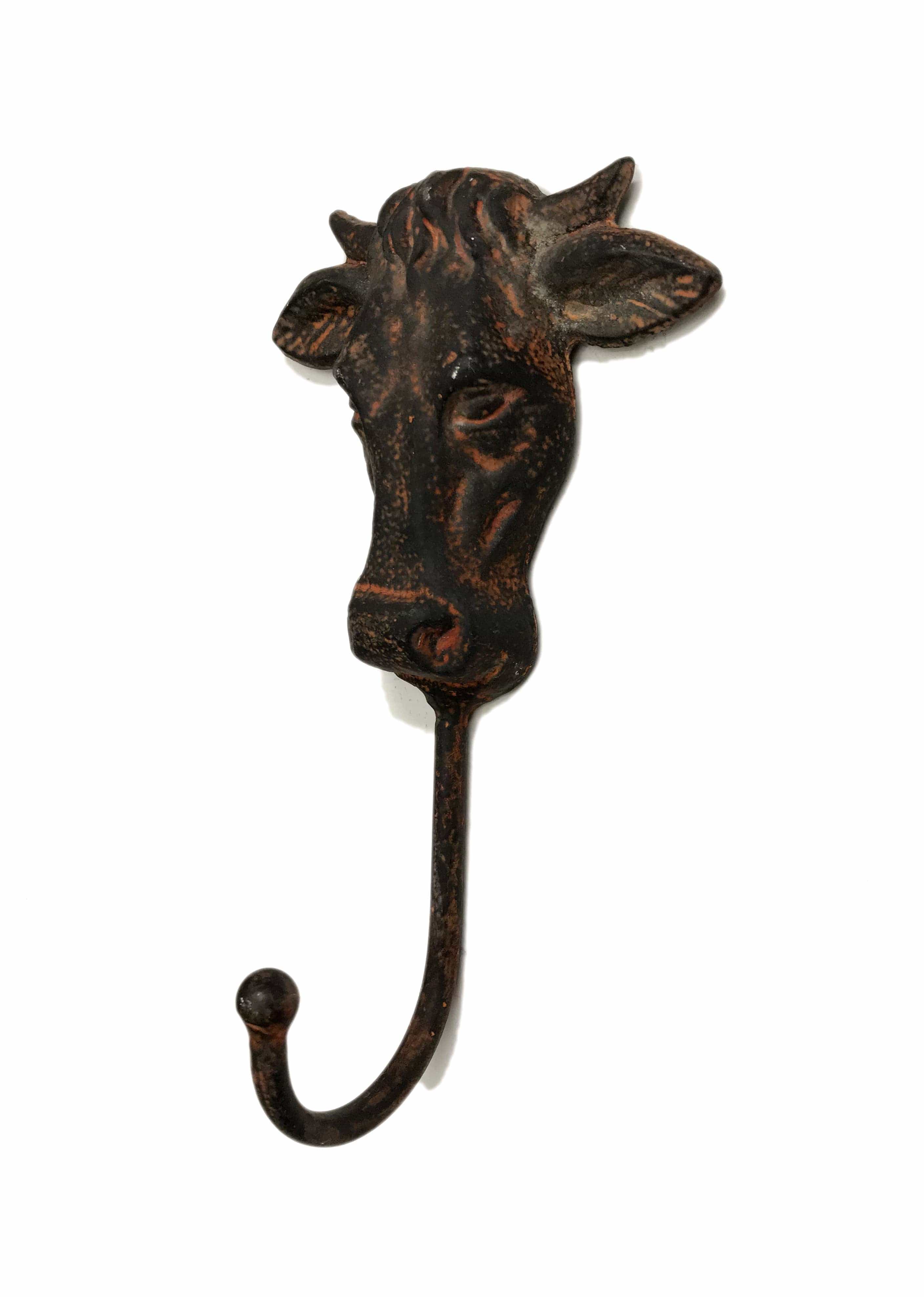 Cast Iron Pig or Cow Wall Hooks Farm House Country Decor for Pig & Cow Lovers! *、mySite、g9winljtr