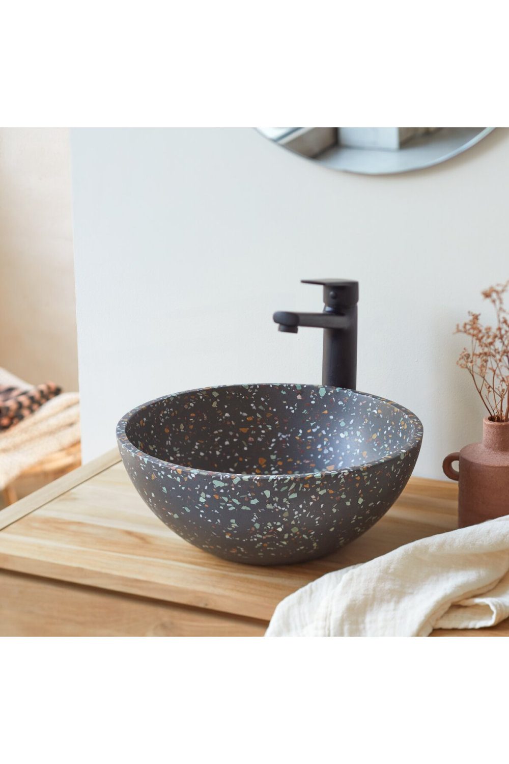 Round Confetti Terrazzo Sink | Tikamoon Micha、mySite、neckold