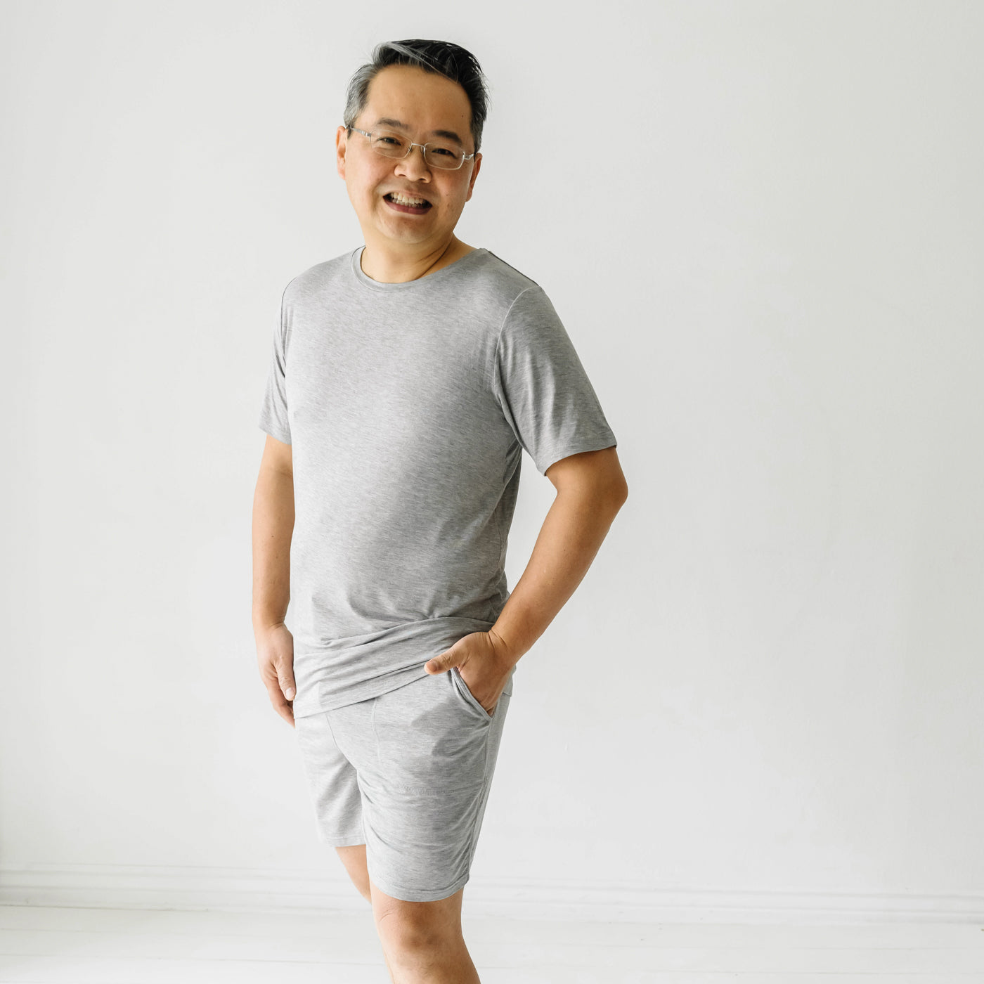  Heather Gray Men's Pajama Shorts、mySite、layawaytickets