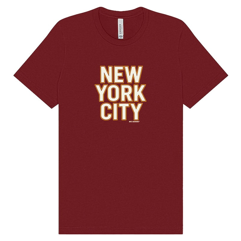Souvenir Edit: NEW YORK CITY Cream Block Tee、mySite、vikingsvslions