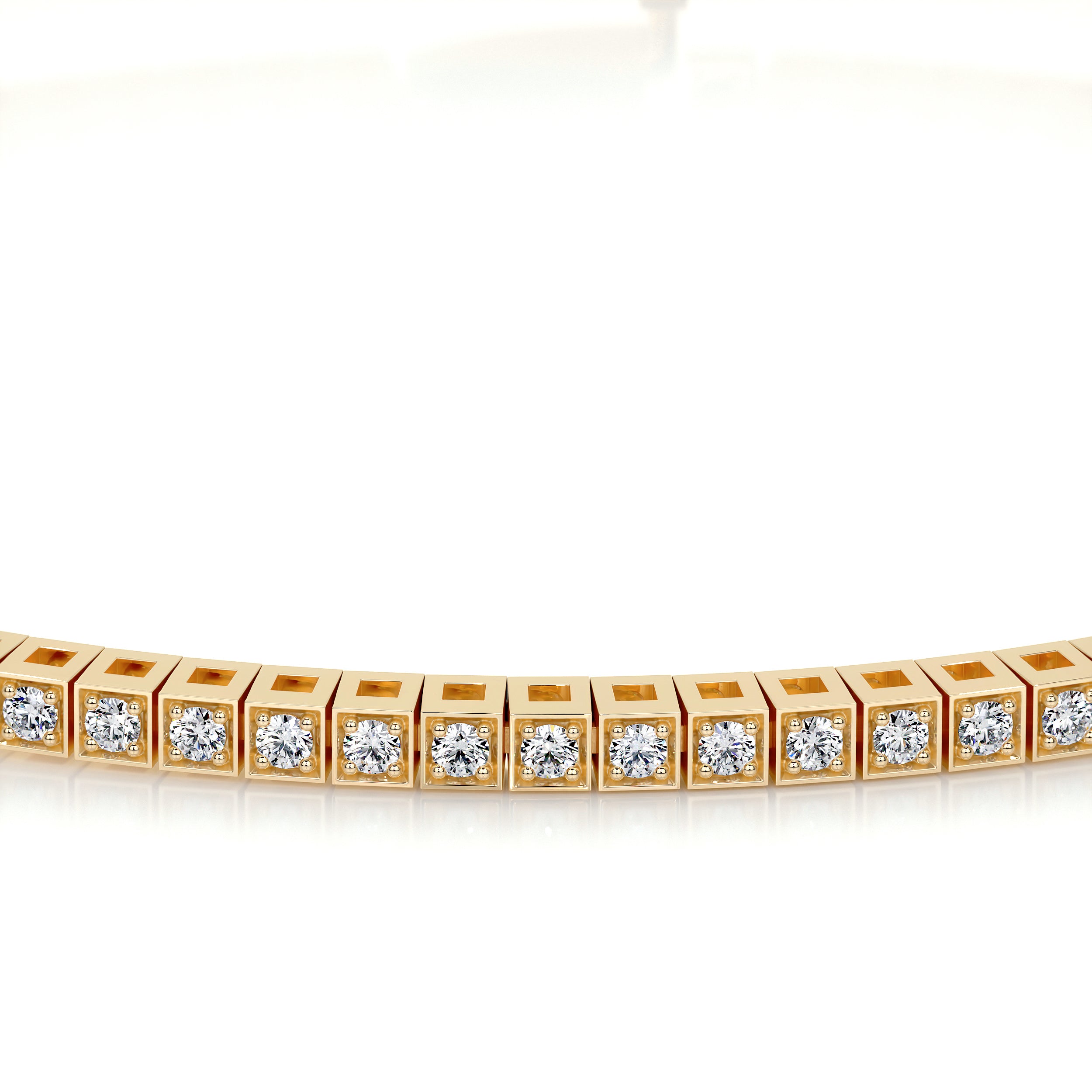 Lee Diamond Lab Grown Tennis Bracelet (1.00 Carat) -18K Yellow Gold、mySite、hinf8tx79